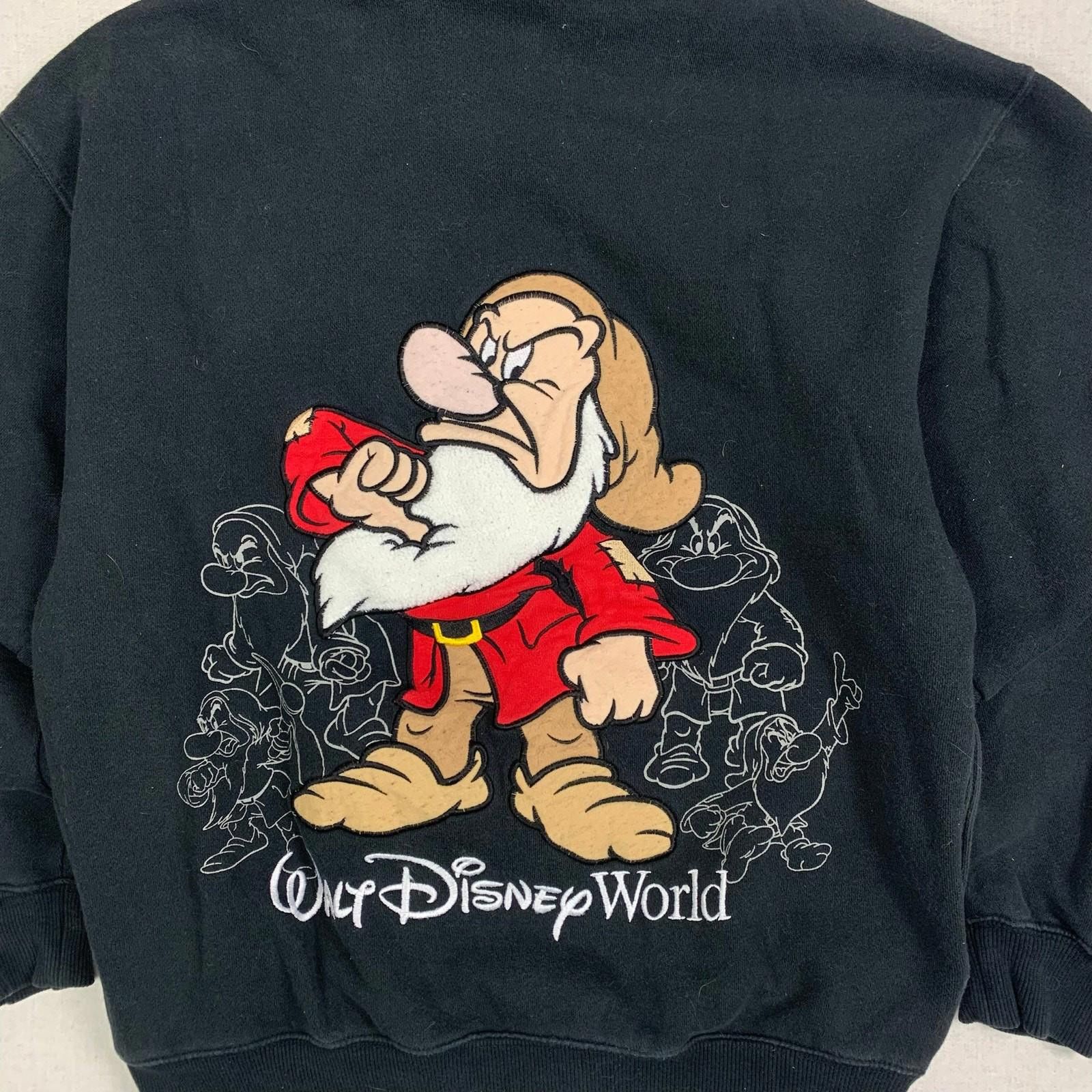 Disney Grumpy Seven Dwarves Disney Full Zip Hoodie Sweater S Y2K Size US S / EU 44-46 / 1 - 6 Thumbnail