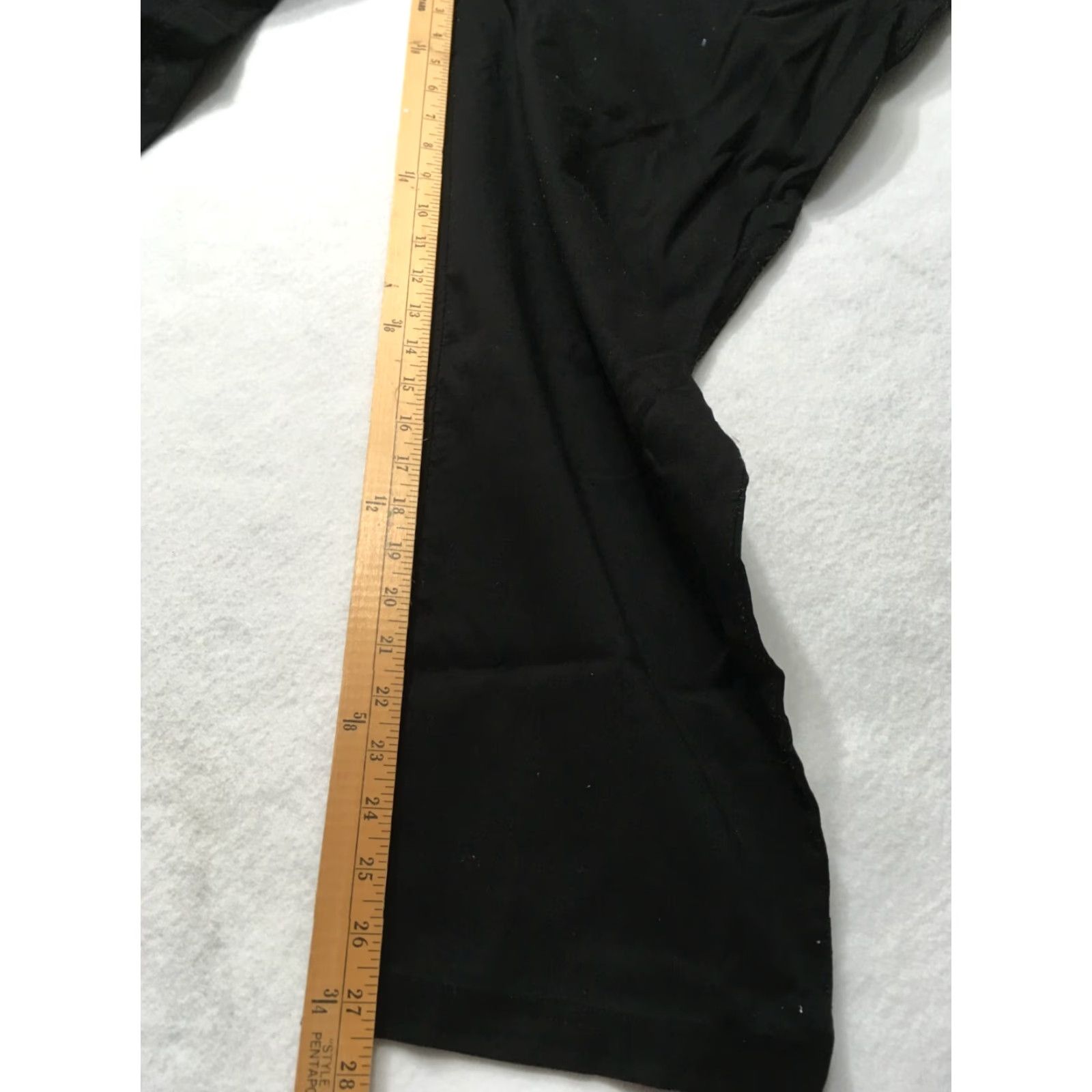 Vintage Gerry Pants Men 40 X 30 Stretch Black Distress Chino Flat Front Regular Straight Size US 40 / EU 56 - 6 Thumbnail