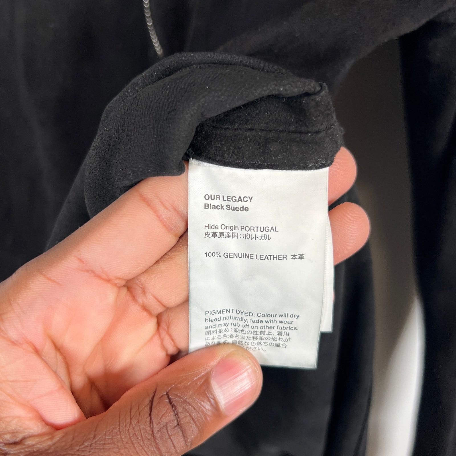Our Legacy Our Legacy Black Suede Zip Up Jacket Size M Size US M / EU 48-50 / 2 - 5 Thumbnail