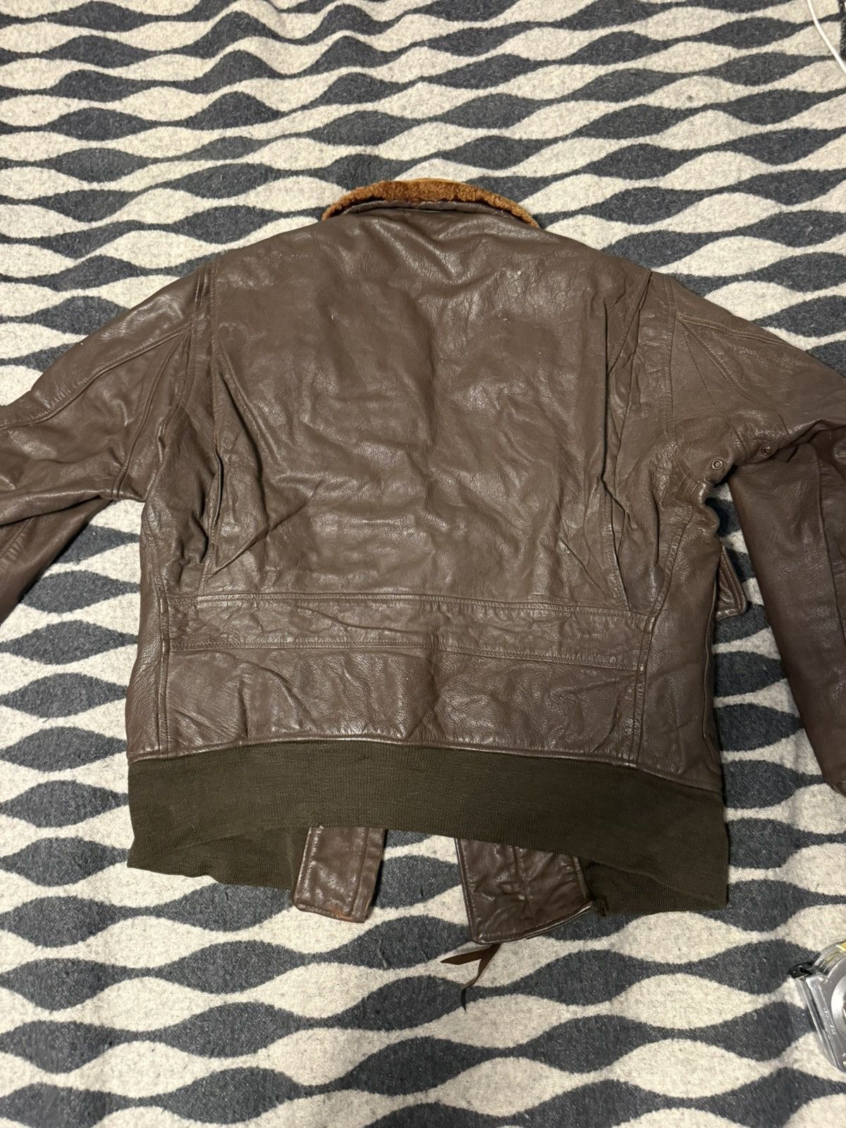 Vintage USN G-1 leather jacket top gun Size US M / EU 48-50 / 2 - 2 Thumbnail