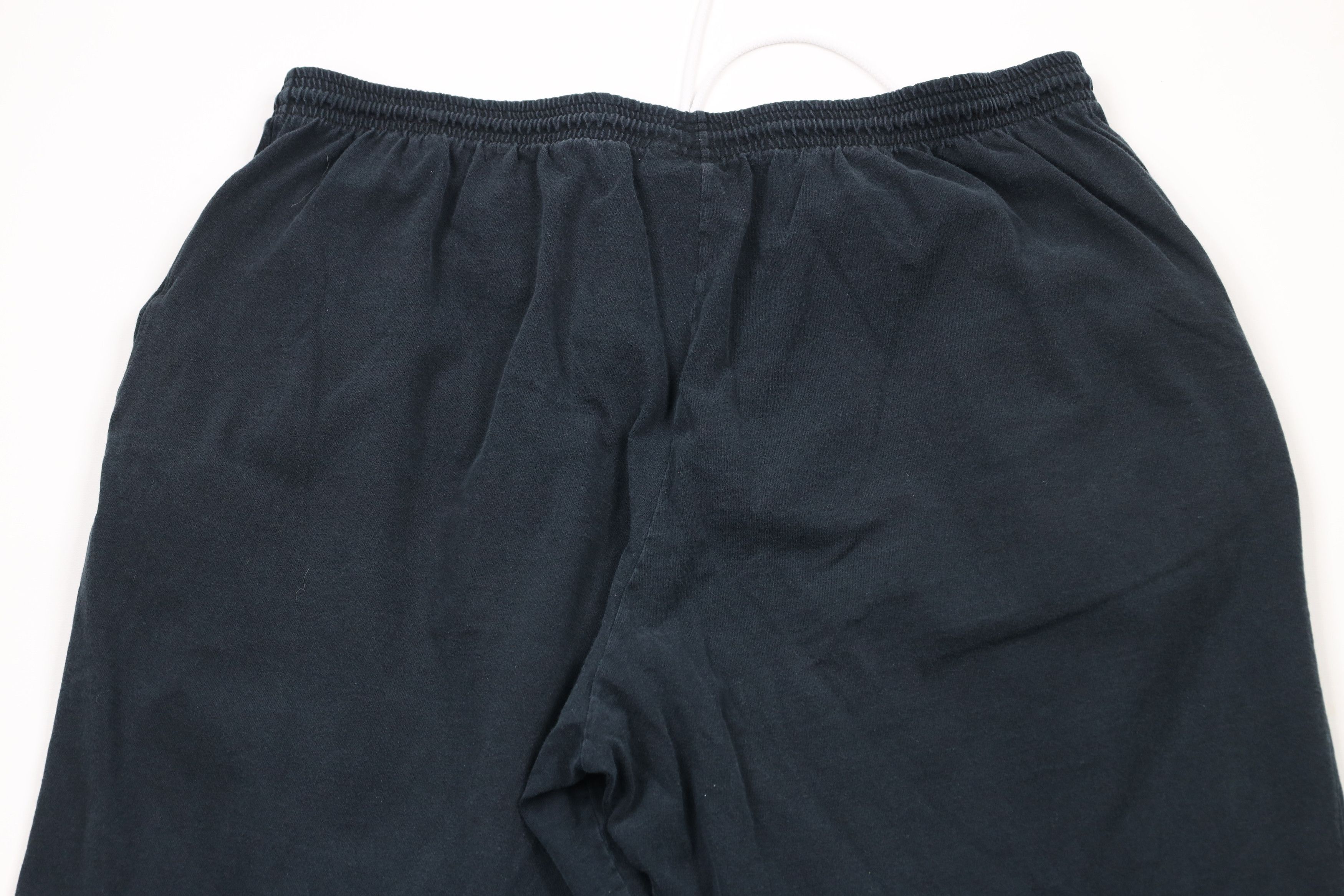 Champion × Vintage Vintage 90s Champion Logo Wide Leg Pants Cotton Black Size US 40 / EU 56 - 10 Thumbnail