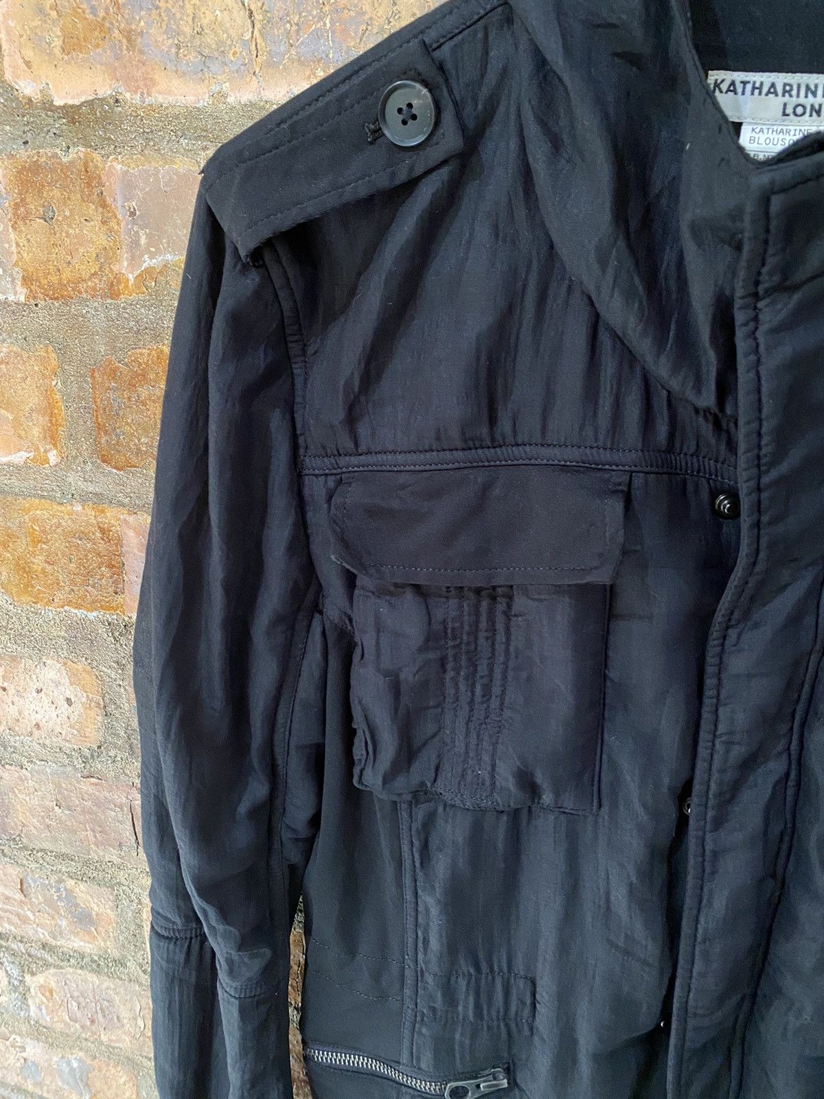Katharine Hamnett London 🔥Made Japan Hamnett Black Multipocket Zipper Jacket Size US M / EU 48-50 / 2 - 7 Thumbnail