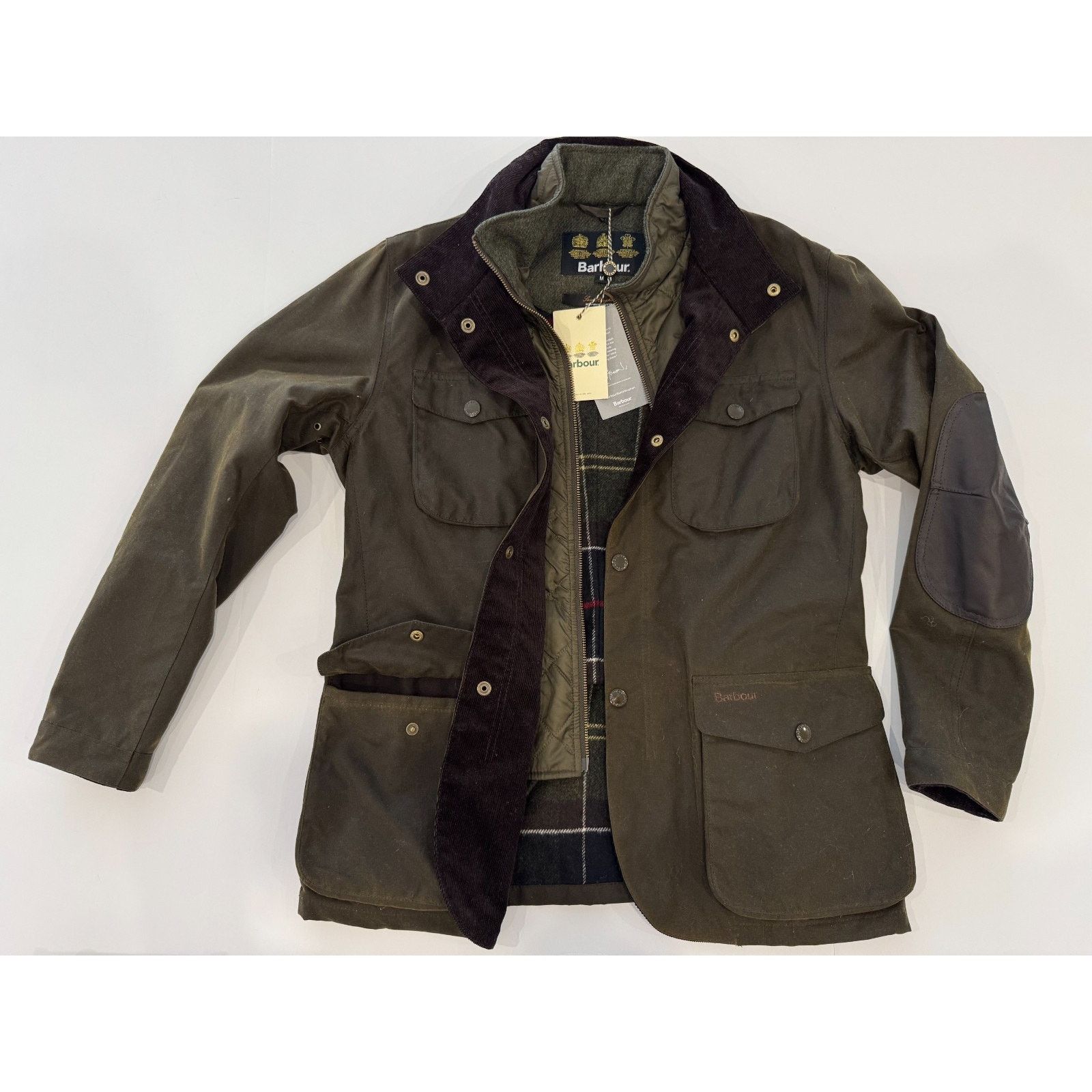 Barbour NWT Barbour Olive Green Ogston Wax leather Jacket Men's M Size US M / EU 48-50 / 2 - 4 Thumbnail