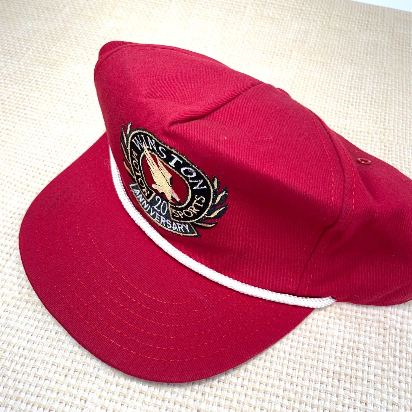 Vintage VINTAGE Eagle Ridge NASCAR Motosports Snapback Hat Men Red Adjustable 90s Y2K Retro Size ONE SIZE - 3 Thumbnail
