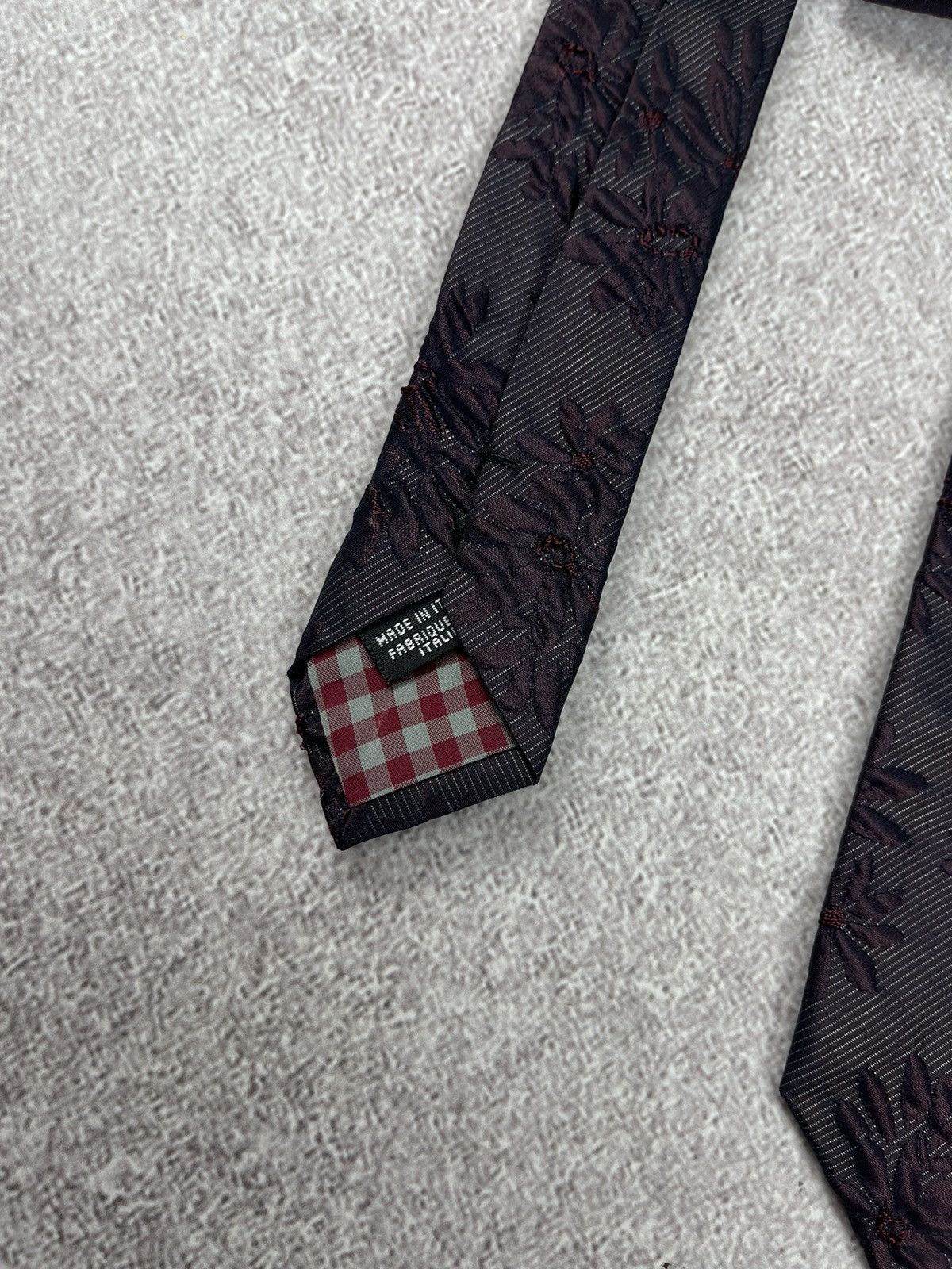 Kenzo × Vintage Vintage Kenzo Homme Printed Silk Tie Size ONE SIZE - 8 Thumbnail