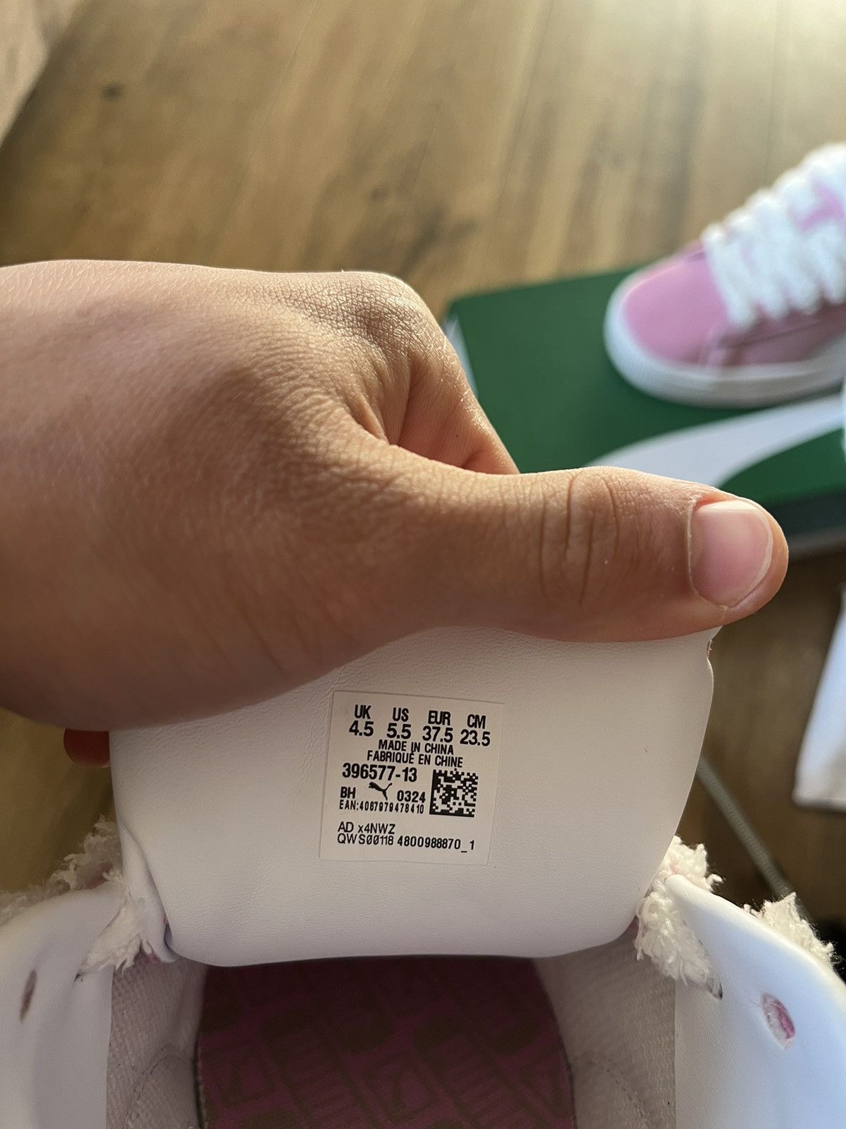 Puma Puma Suede XL Custom Pink Size US 7.5 / IT 37.5 - 6 Thumbnail