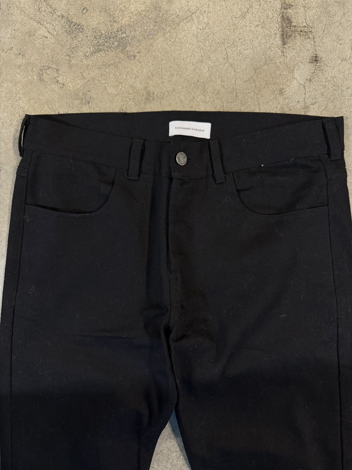 ALEXANDER DIGENOVA Alexander Digenova Slim Black Denim Jeans Size US 30 / EU 46 - 3 Thumbnail