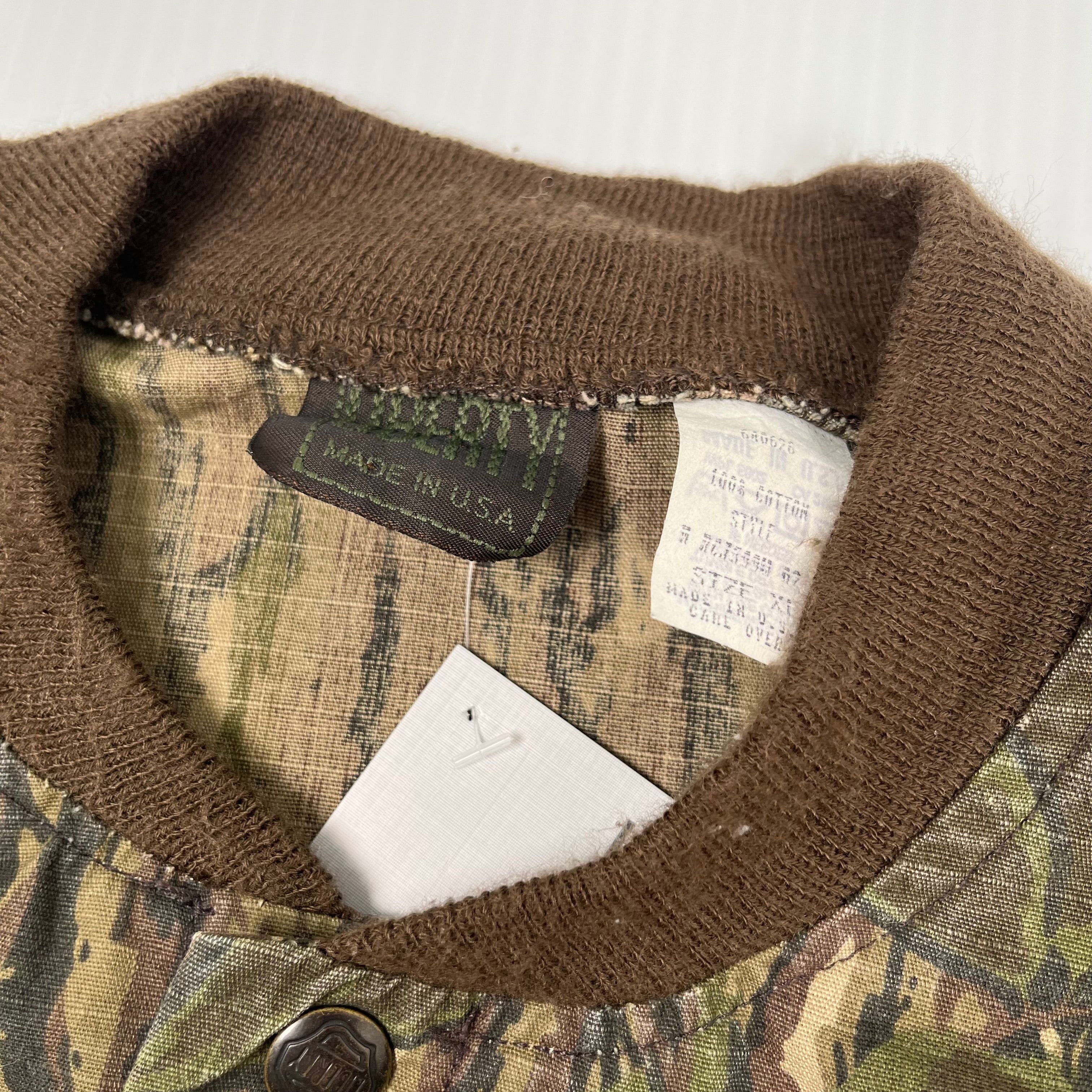 Liberty Vintage Liberty Real Tree Camouflage Light Bomber Jacket XL Size US XL / EU 56 / 4 - 6 Thumbnail