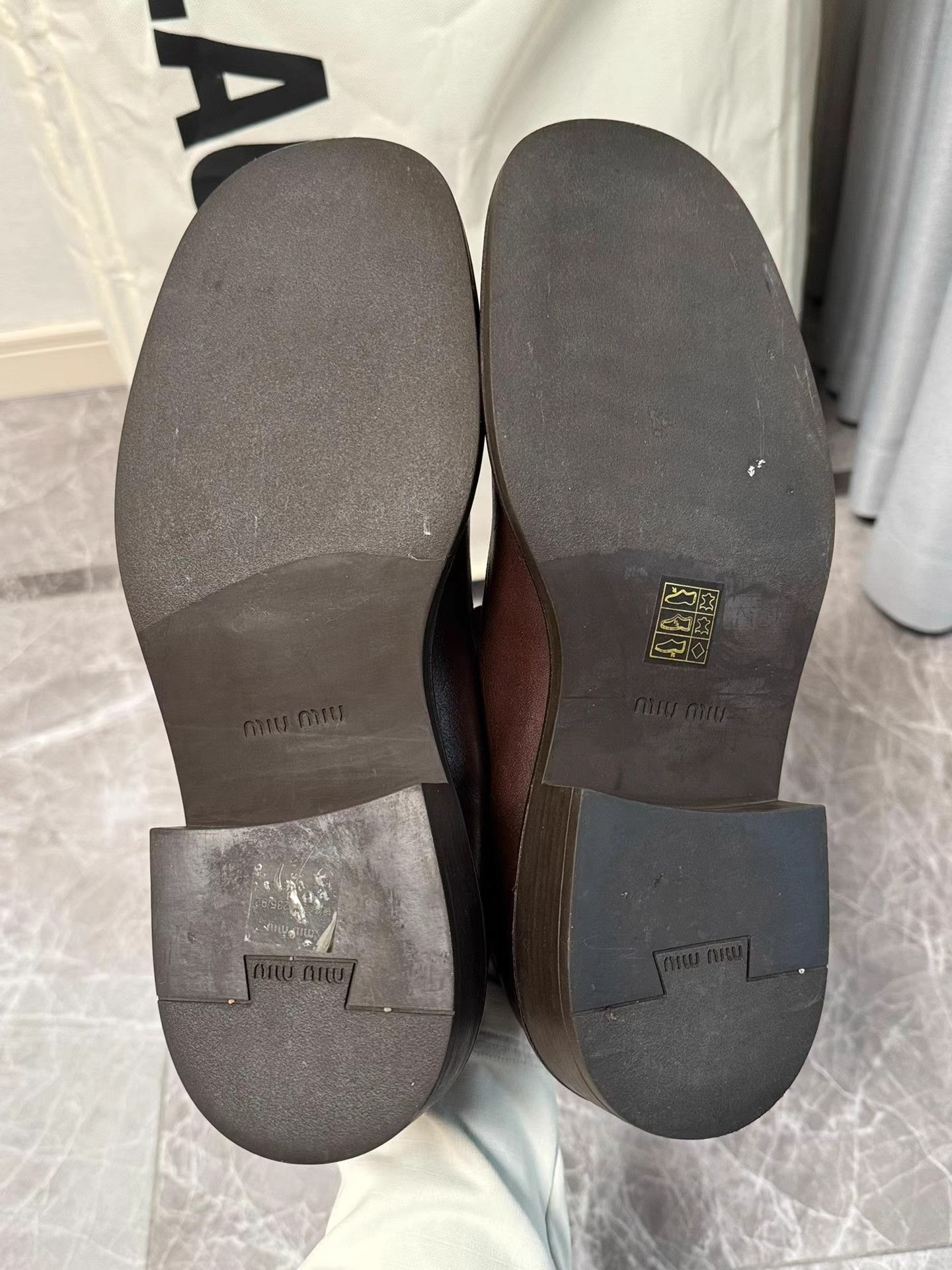 Miu Miu Miu Miu Cut-Out T-Strap Platform Mary Janes K6 Size US 7.5 / IT 37.5 - 5 Thumbnail