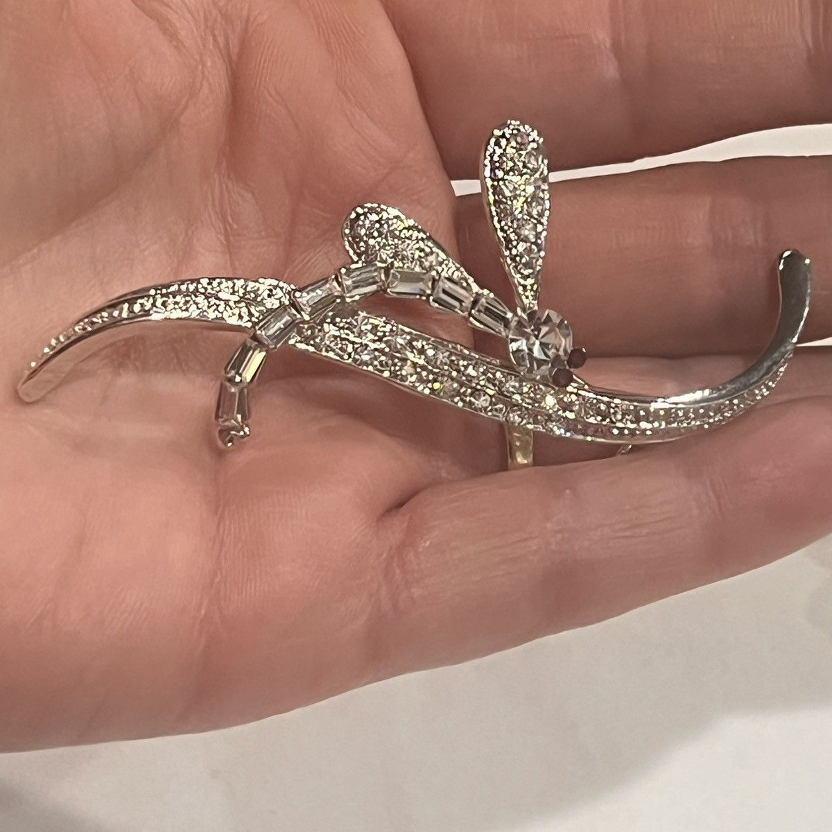 Unknown London Elegant Rhinestone Dragonfly Brooch Size ONE SIZE - 6 Thumbnail