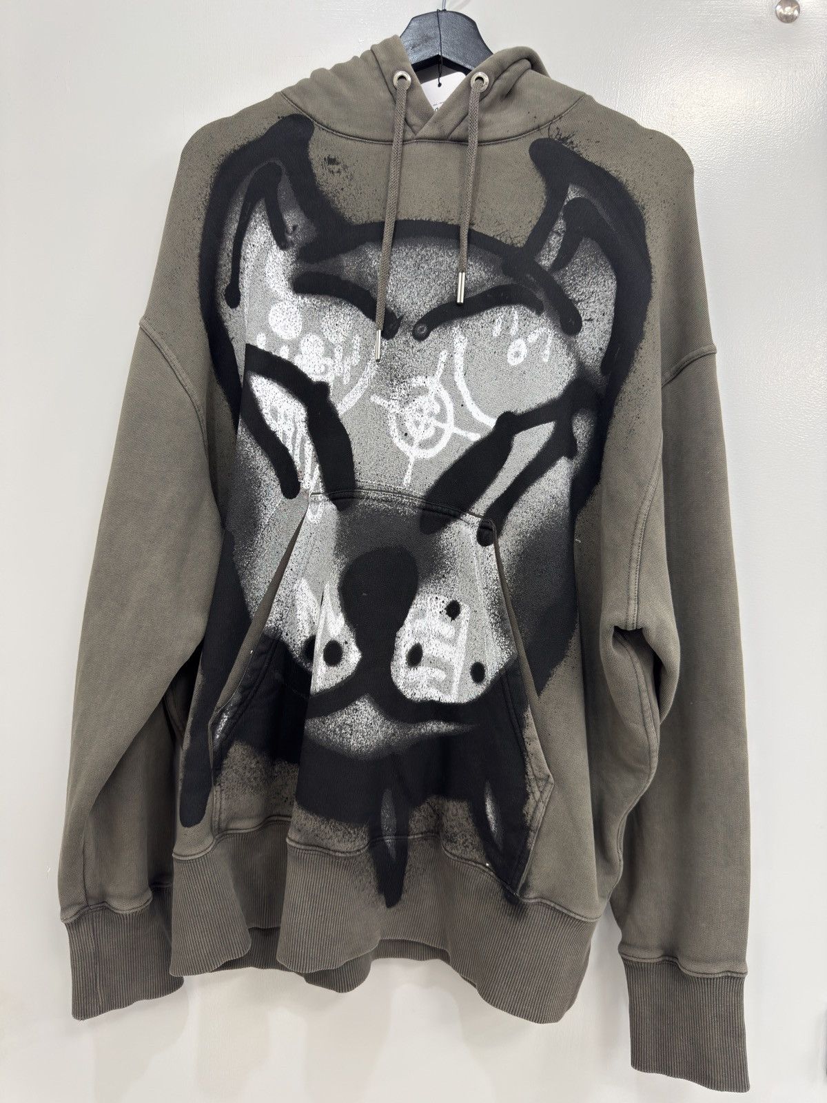 Givenchy Givenchy Olive Dog Hoodie Size US S / EU 44-46 / 1 - 1 Thumbnail