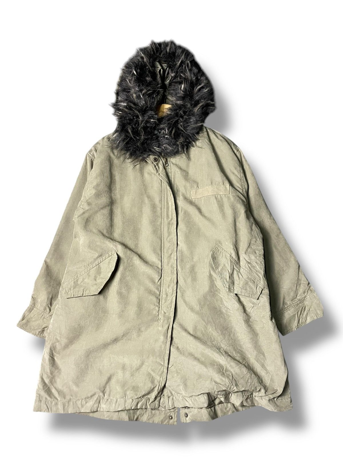 Japanese Brand × Vintage Grace Gallery Brand Fur Hooded Winter Jacket (82) Size US L / EU 52-54 / 3 - 1 Thumbnail