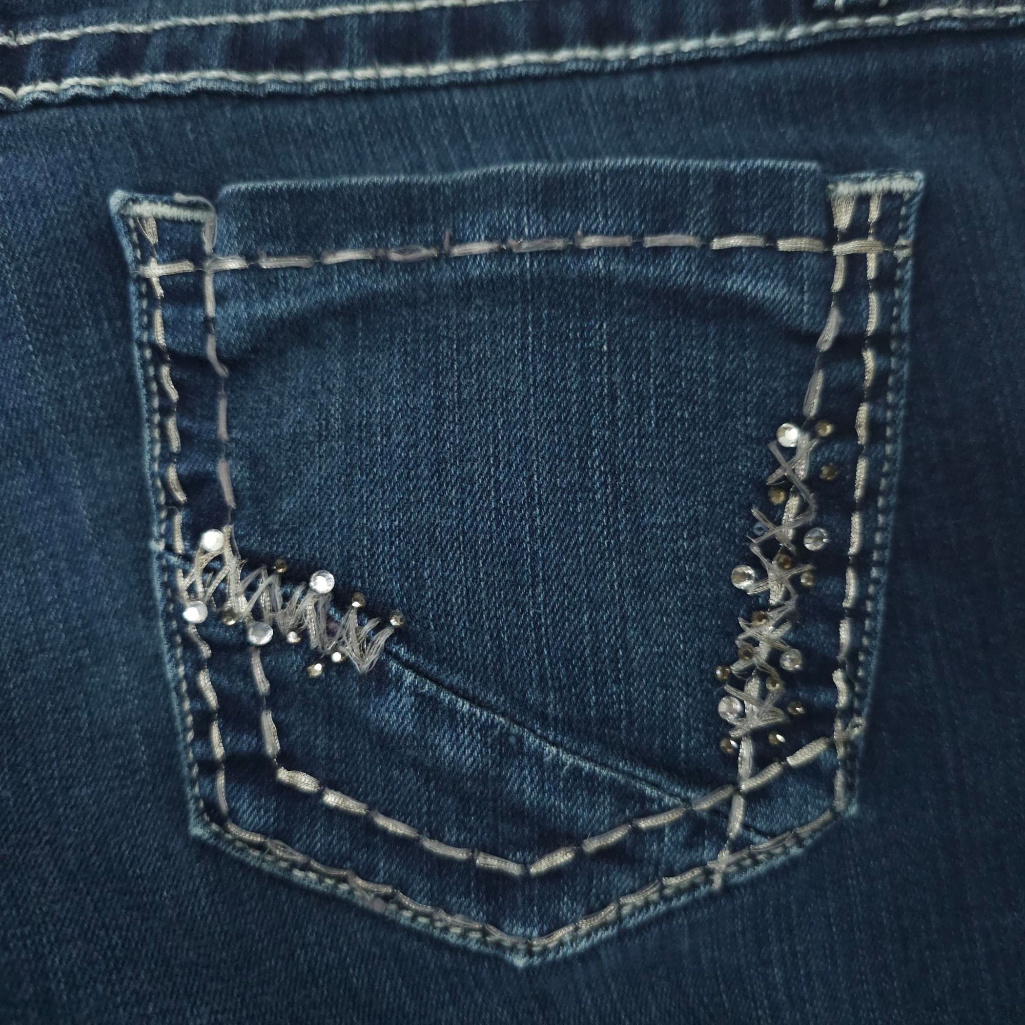 BKE BKE Buckle Starlite Stretch Boot Flare Jeans Womens 27S Low Size 29" - 14 Thumbnail