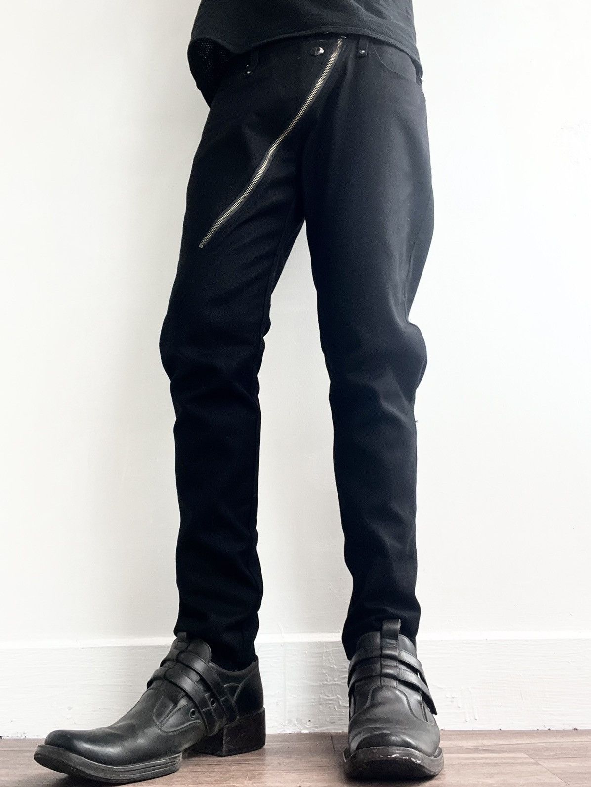 Japanese Brand 2000s Milkboy Avant-Garde Baggy Pants Size US 32 / EU 48 - 1 Thumbnail