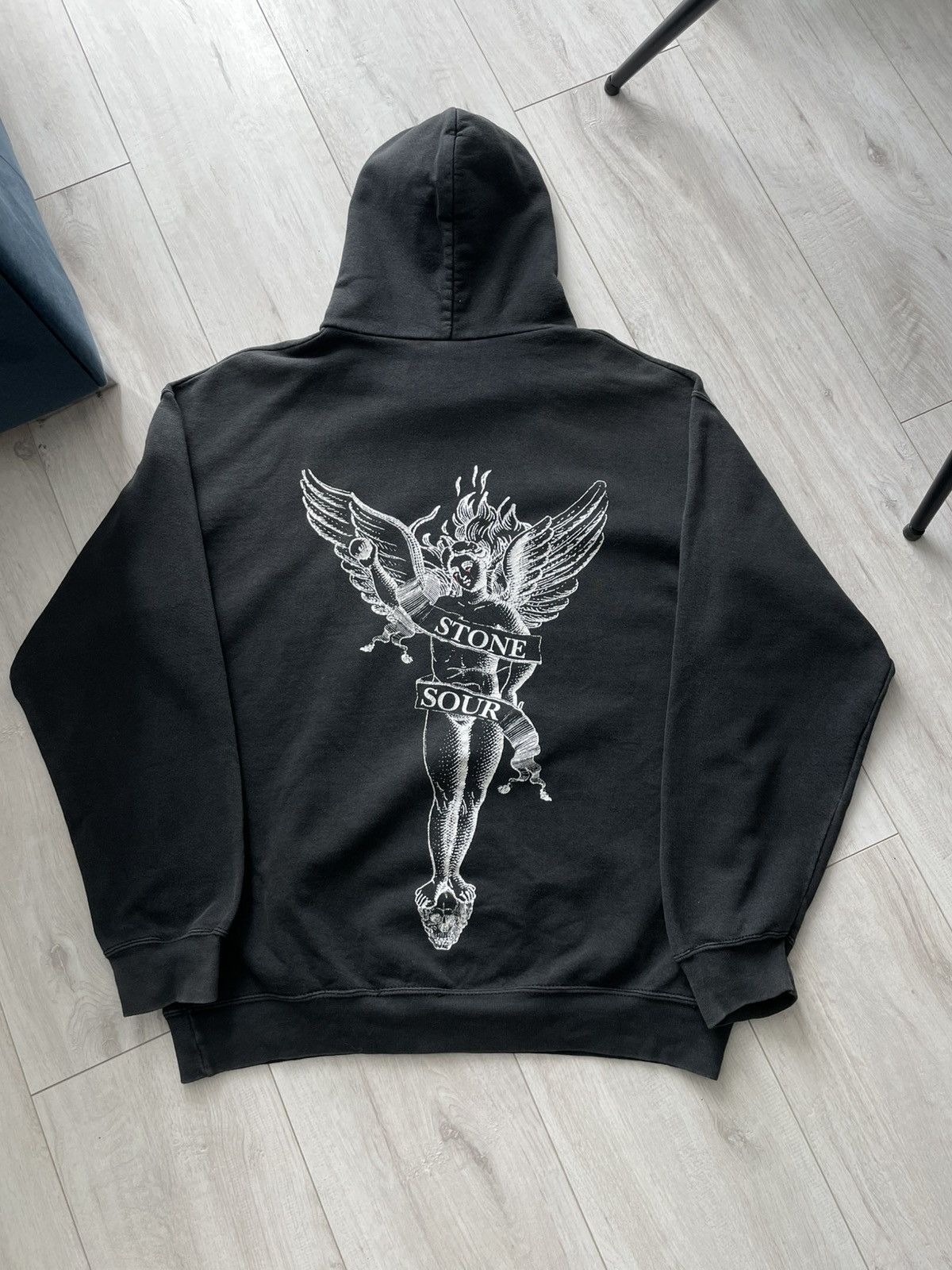 Band Tees Vintage 0Os Stone Sour Corey Taylor Band Rock Hoodie RARE Size US M / EU 48-50 / 2 - 1 Thumbnail