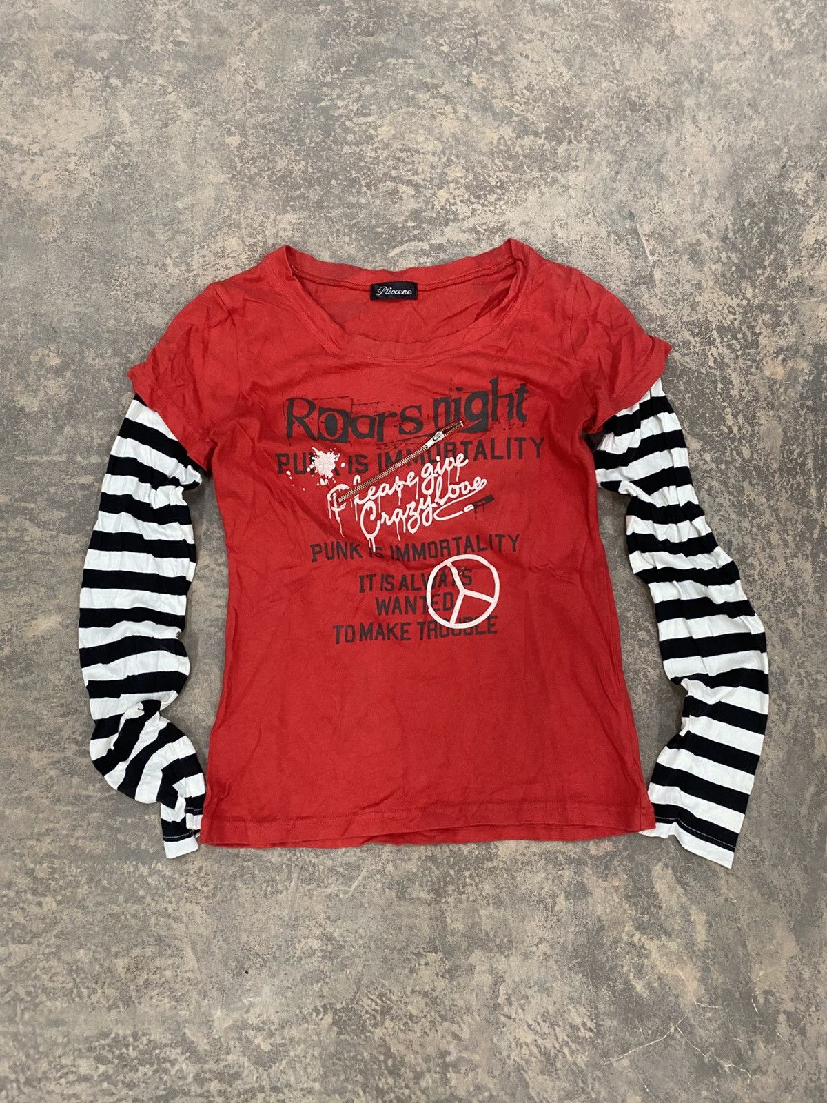 Hysteric Glamour Pliocine Punk Ls Tee Lgb Hysteric Poem Grunge Size M / US 6-8 / IT 42-44 - 1 Thumbnail