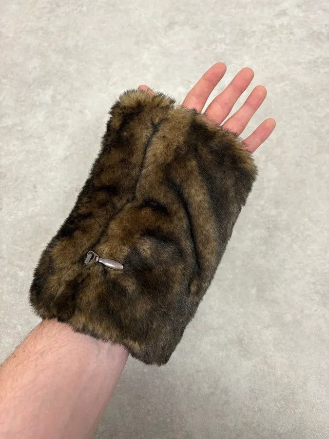 Jean Paul Gaultier 2000s Jean Paul Gaultier Faux Fur Shoulder Bag Size ONE SIZE - 5 Thumbnail