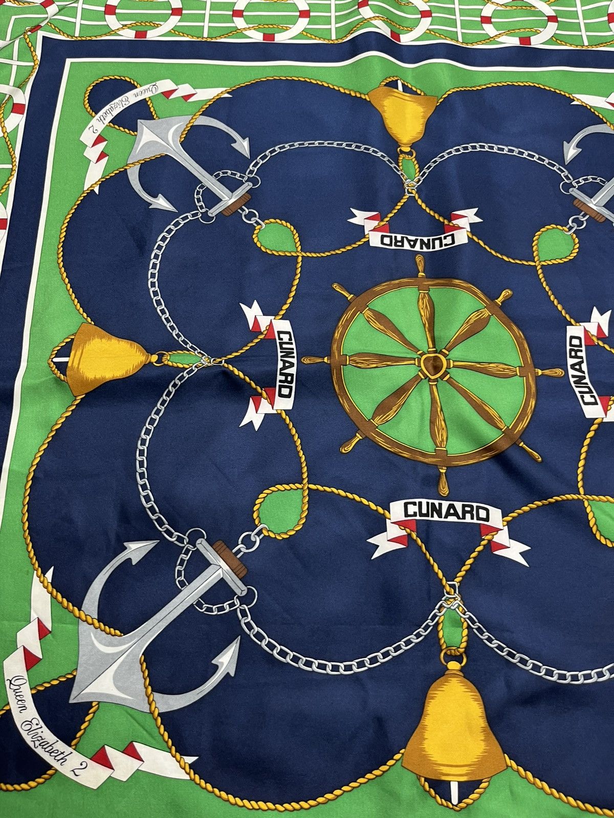 Other Jane Shilton Nautical Pure Silk Scarf 88x88 cm Korea Size ONE SIZE - 6 Thumbnail