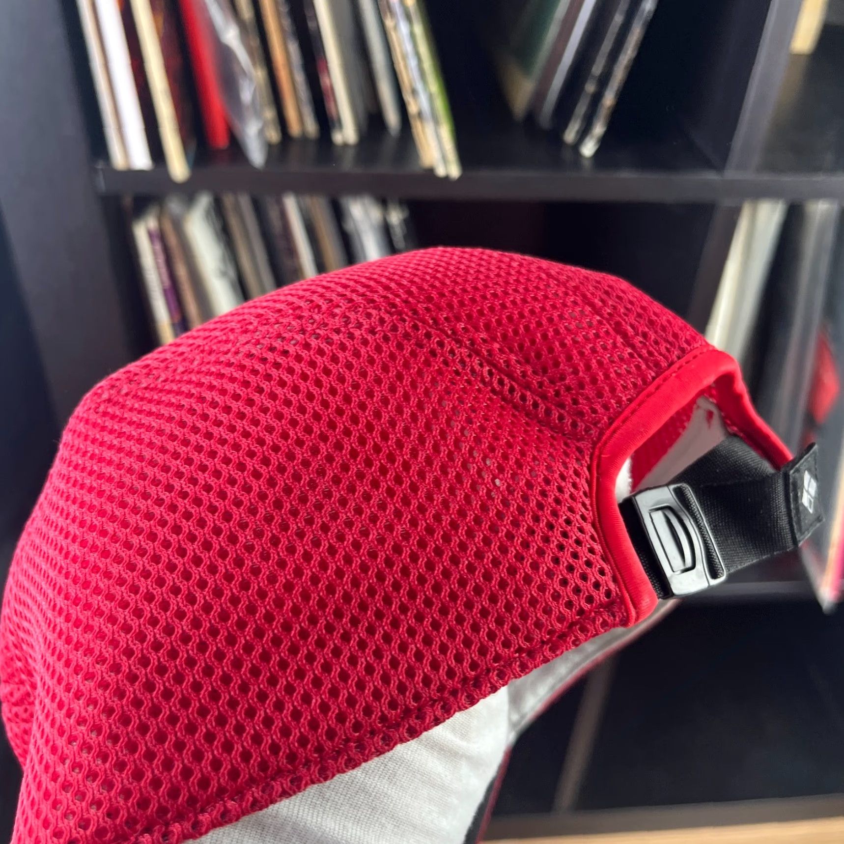 Montbell VINTAGE Montbell Hat Baseball Cap One Size Men Red Outdoor Adjustable Nylon Christmas? Size ONE SIZE - 3 Thumbnail