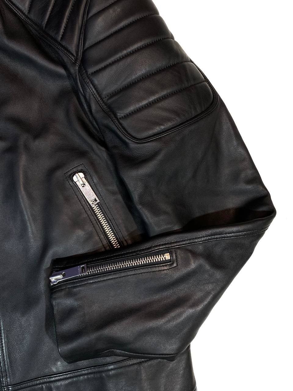 Sandro Sandro Paris Men Leather Jacket Black Biker Motorcycle Size US M / EU 48-50 / 2 - 6 Thumbnail