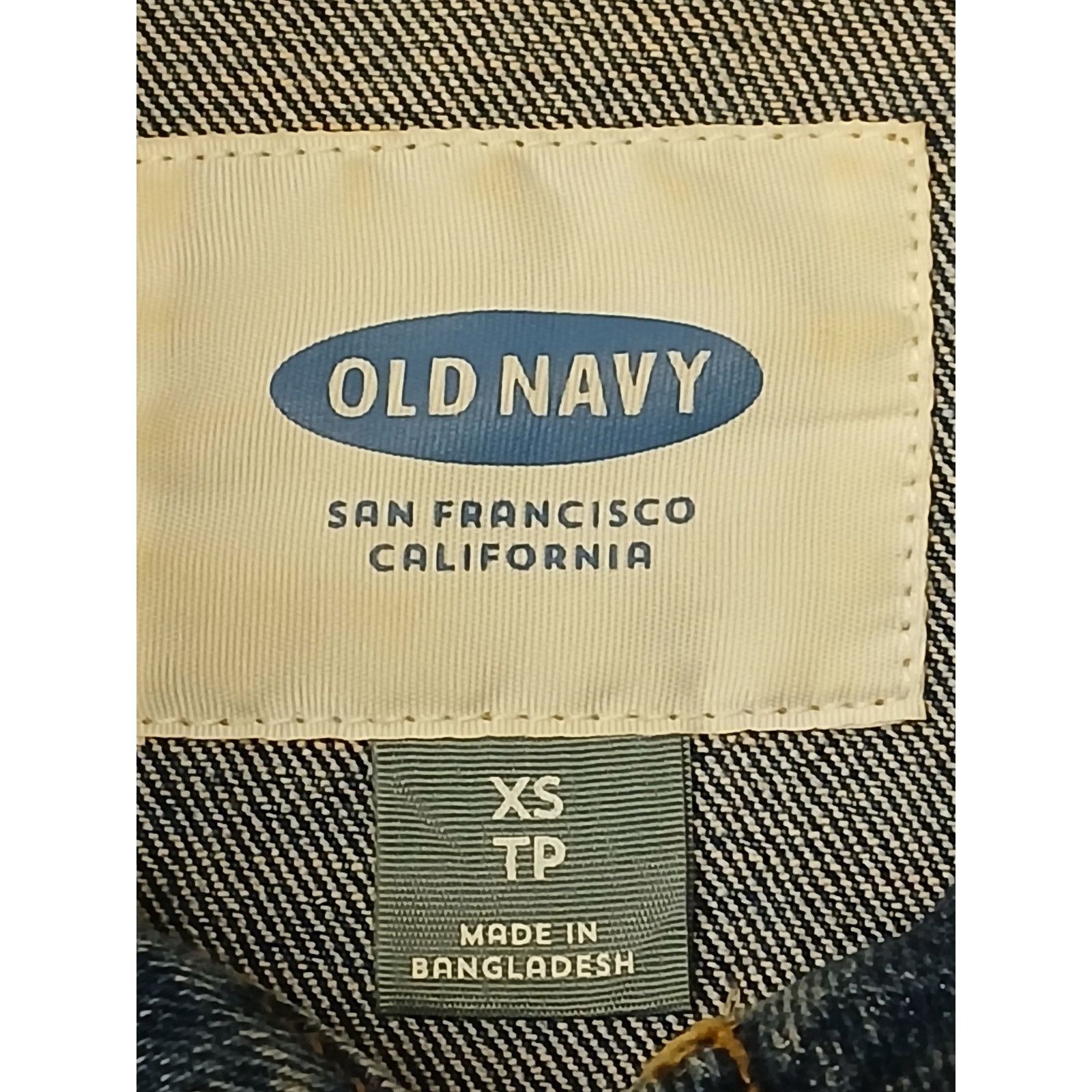 Old Navy Old Navy (XSmall) Long Sleeve Blue Denim Jean Jacket Size XS / US 0-2 / IT 36-38 - 2 Thumbnail