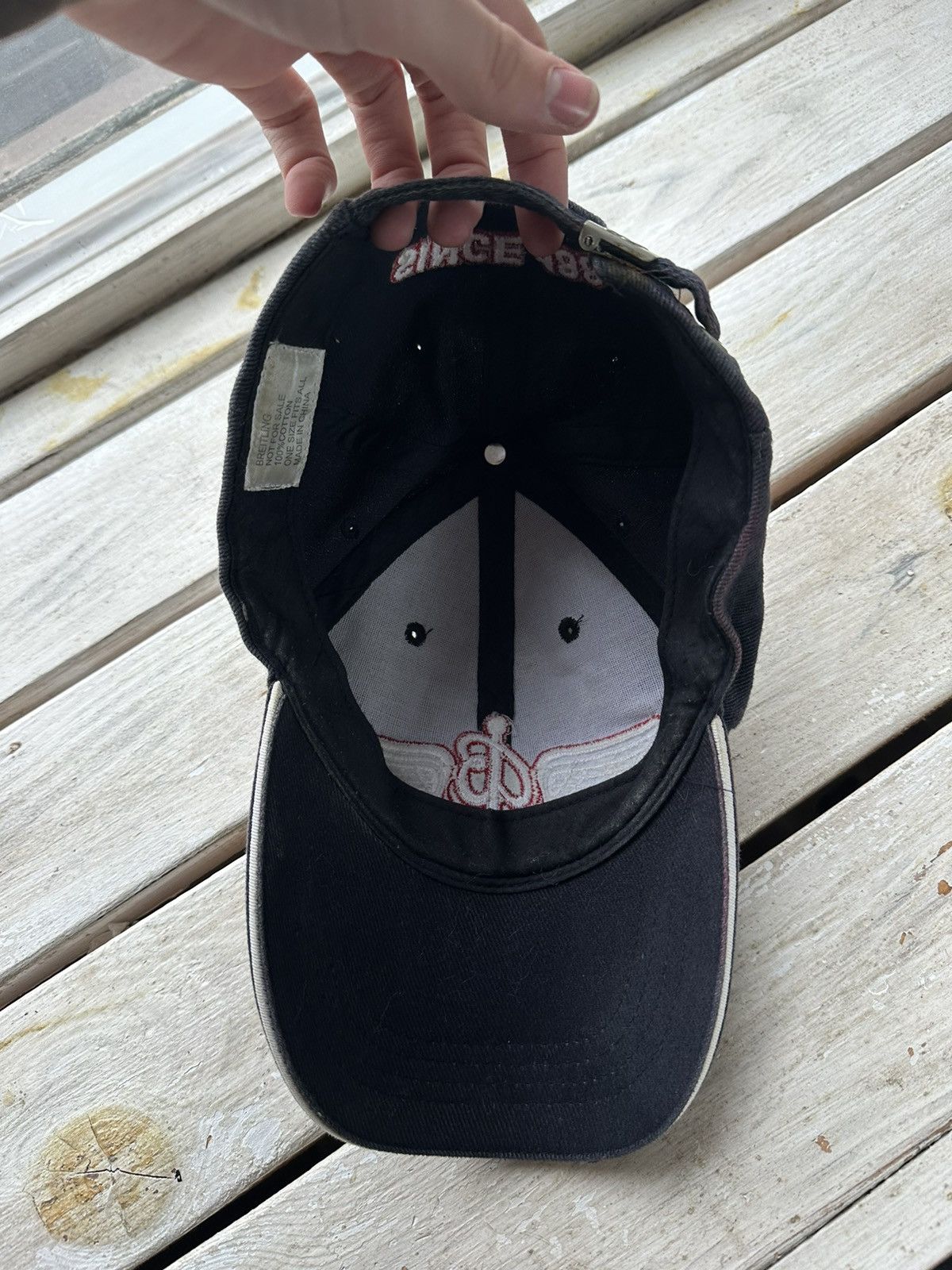 Breitling × Vintage 🚨Vintage Breitling Cap Hat Rolex Cartier Racing Omega Size ONE SIZE - 12 Thumbnail