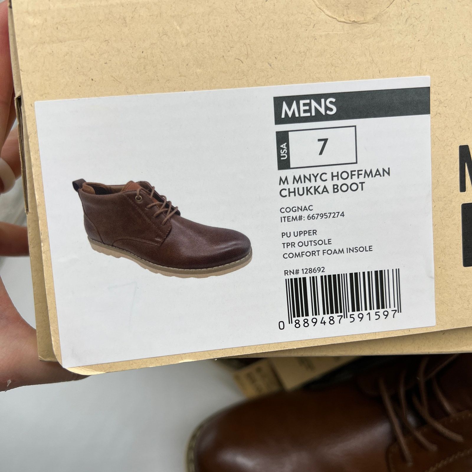 Other Madden NYC Men’s Hoffman Chukka Boots Cognac Brown Size US 7 / EU 40 - 12 Thumbnail