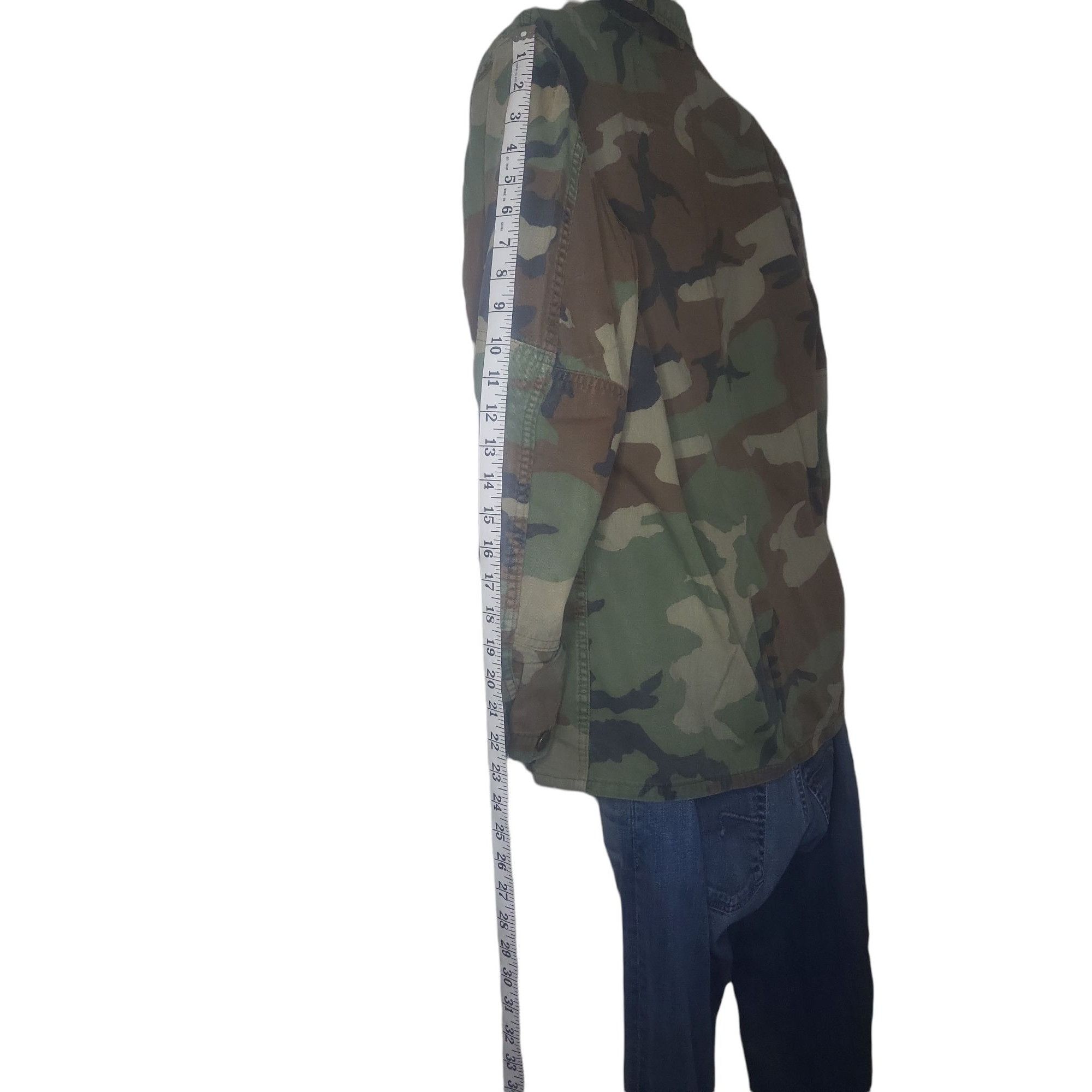 Other Military Camo Army Jacket Men Long Sleeve Sz M Button Up Uti Size US M / EU 48-50 / 2 - 5 Thumbnail