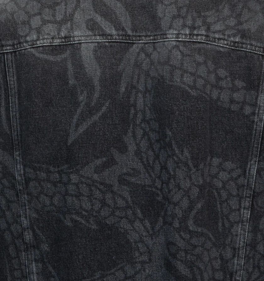 Givenchy o1h1sh10624 Denim Jacket in Black Size US L / EU 52-54 / 3 - 2 Thumbnail