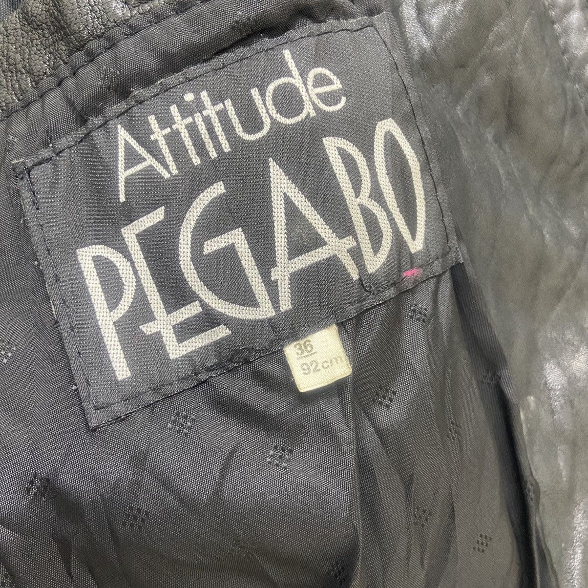 Genuine Leather × Leather Attitude Pegabo Bomber Style Loose Oversize Leather Jacket Size US M / EU 48-50 / 2 - 24 Thumbnail