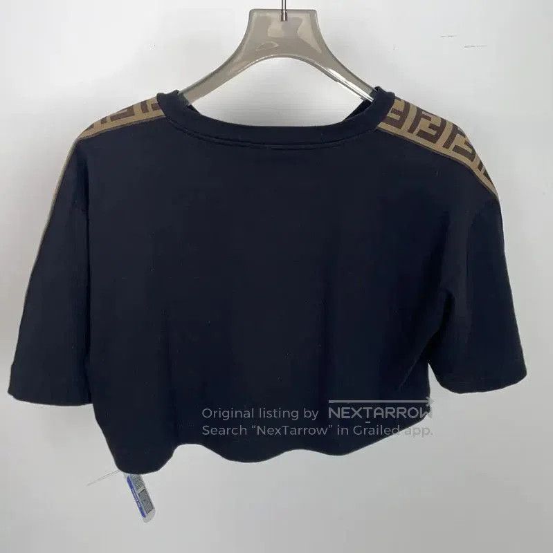 Fendi Fendi Summer Black Cotton T-Shirt . Size XXS / US 00 / IT 34 - 2 Thumbnail