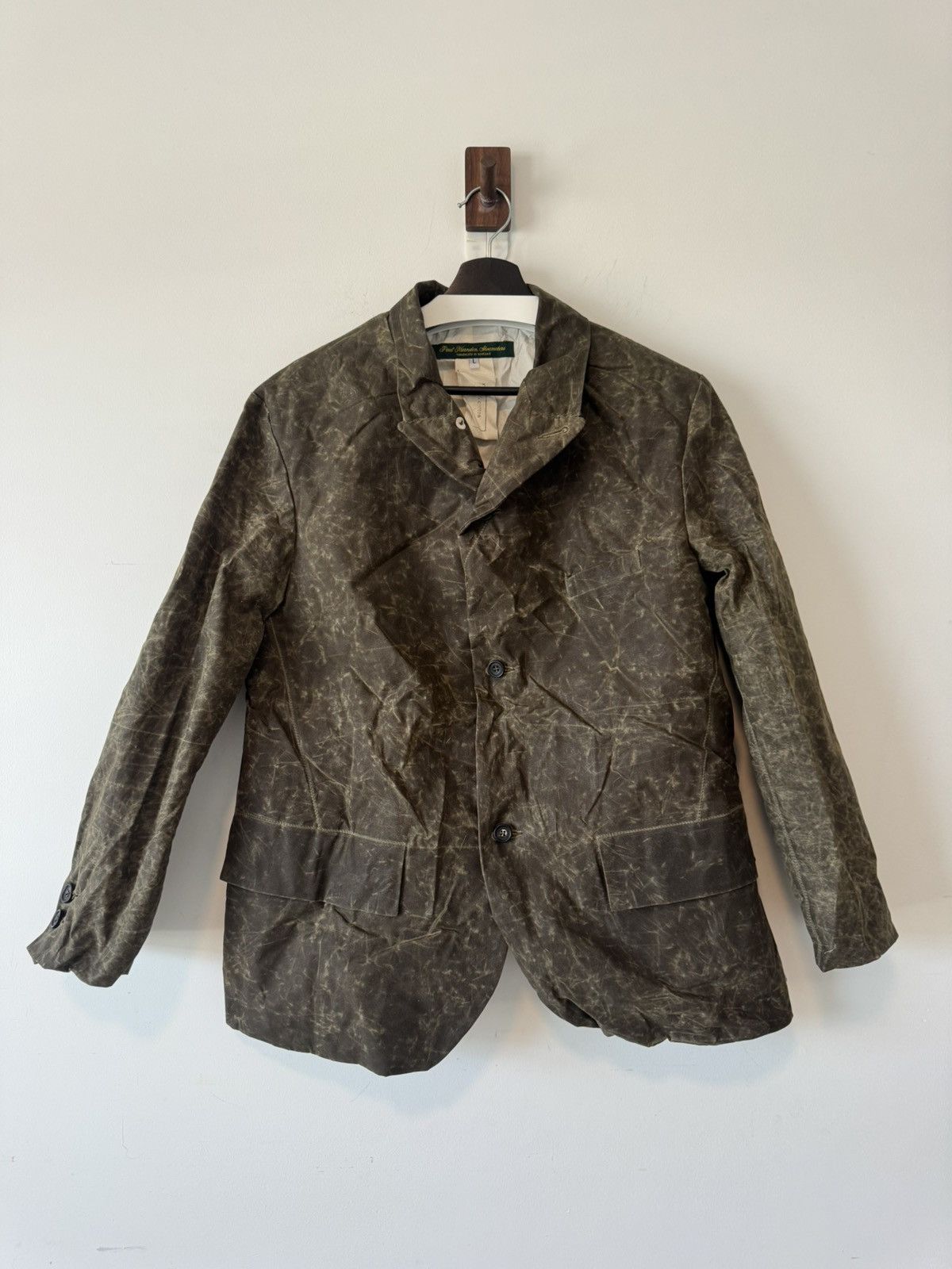 Paul Harnden Shoemakers Waxed Norfolk Blazer Size US L / EU 52-54 / 3 - 1 Thumbnail