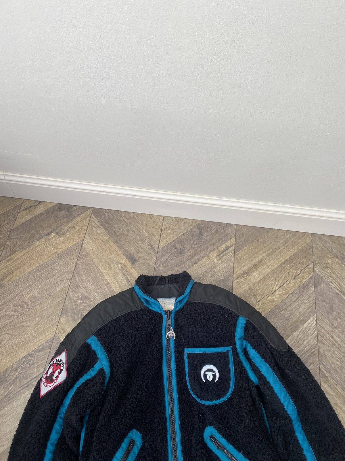 Vintage Vintage Bullson Moto Racing Sherpa Jacket Size US S / EU 44-46 / 1 - 4 Thumbnail