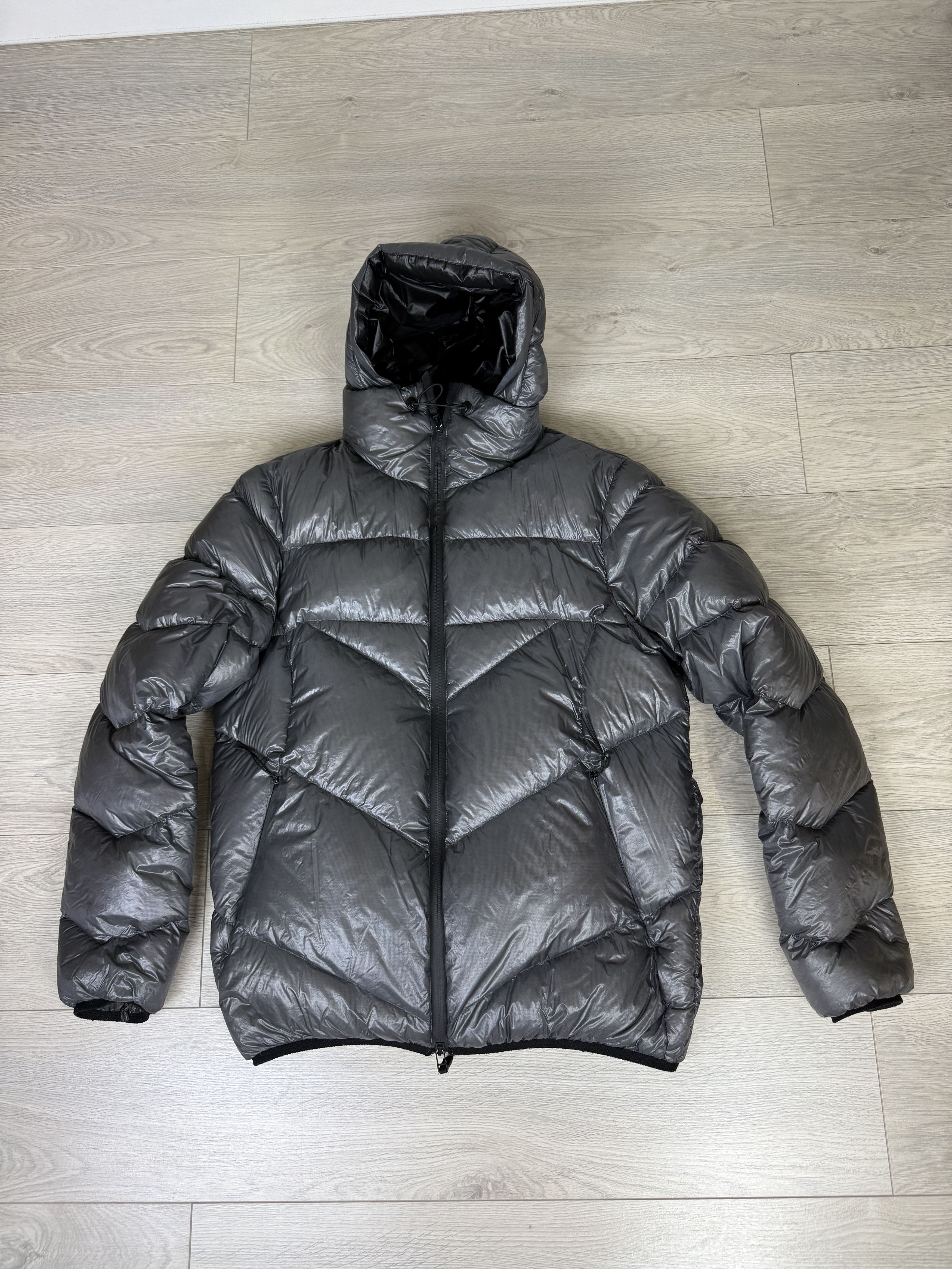 Isaora ISAORA Grey Down 7D Hooded Jacket Size US XXL / EU 58 / 5 - 3 Thumbnail