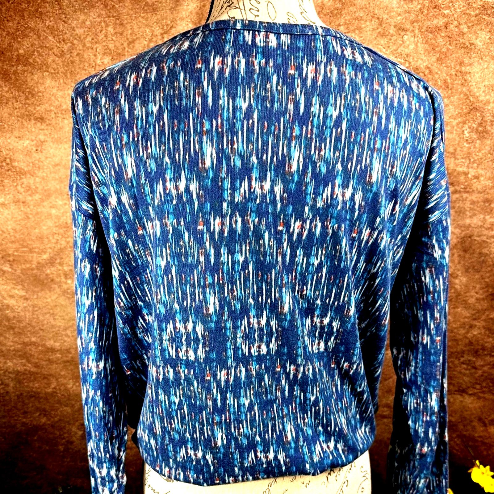 Other Retreat Rhonda Shear Drawstring Hem Tunic Peacock Blue L Size M / US 6-8 / IT 42-44 - 10 Thumbnail