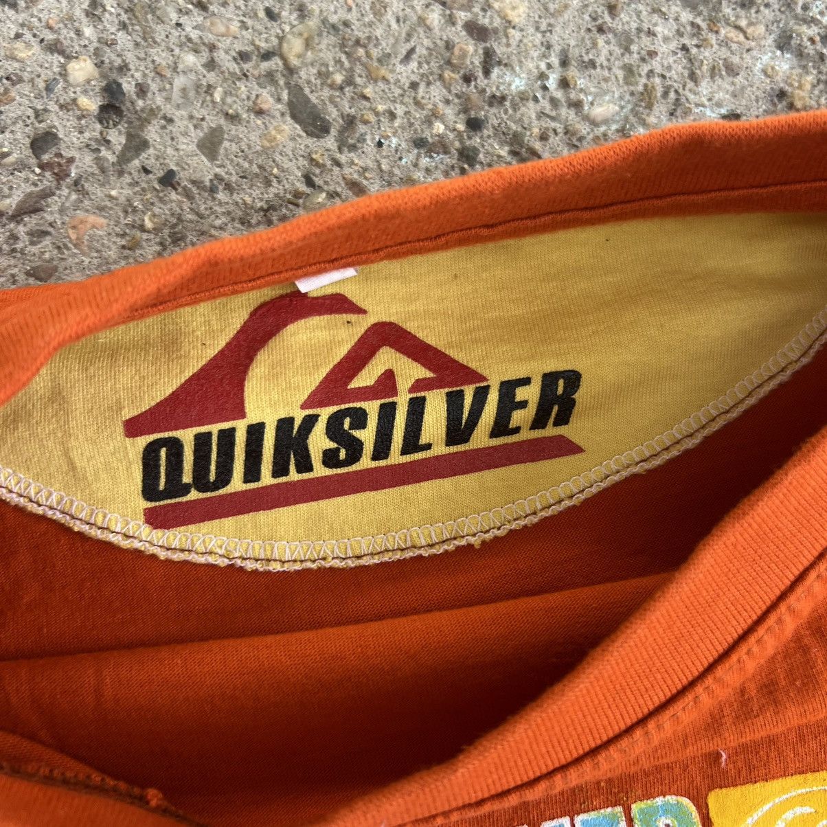 Quiksilver × Vintage Vintage 90s Quiksilver center logo t-shirt Size US XL / EU 56 / 4 - 4 Thumbnail