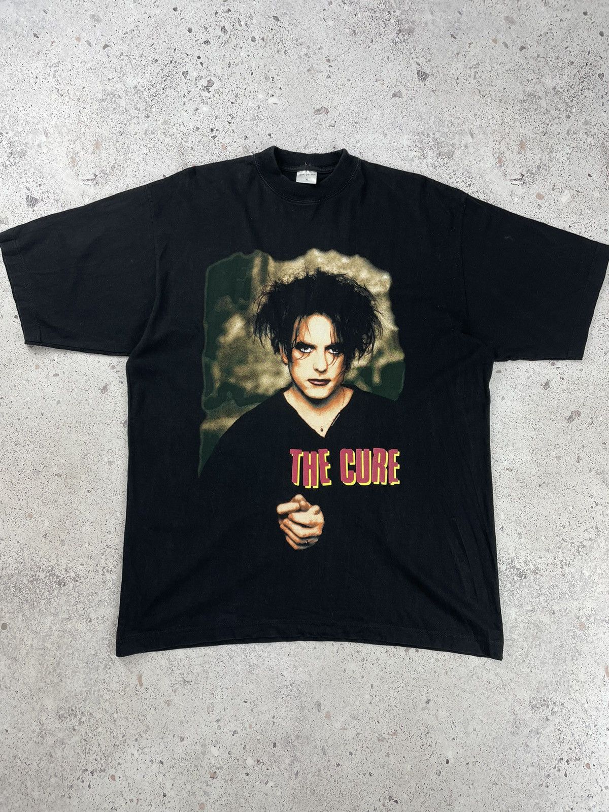 image of Band Tees x The Cure Vintage 1996 The Cure Wild Mood Swings Tour Tee T-Shirt in Black (Size XL)
