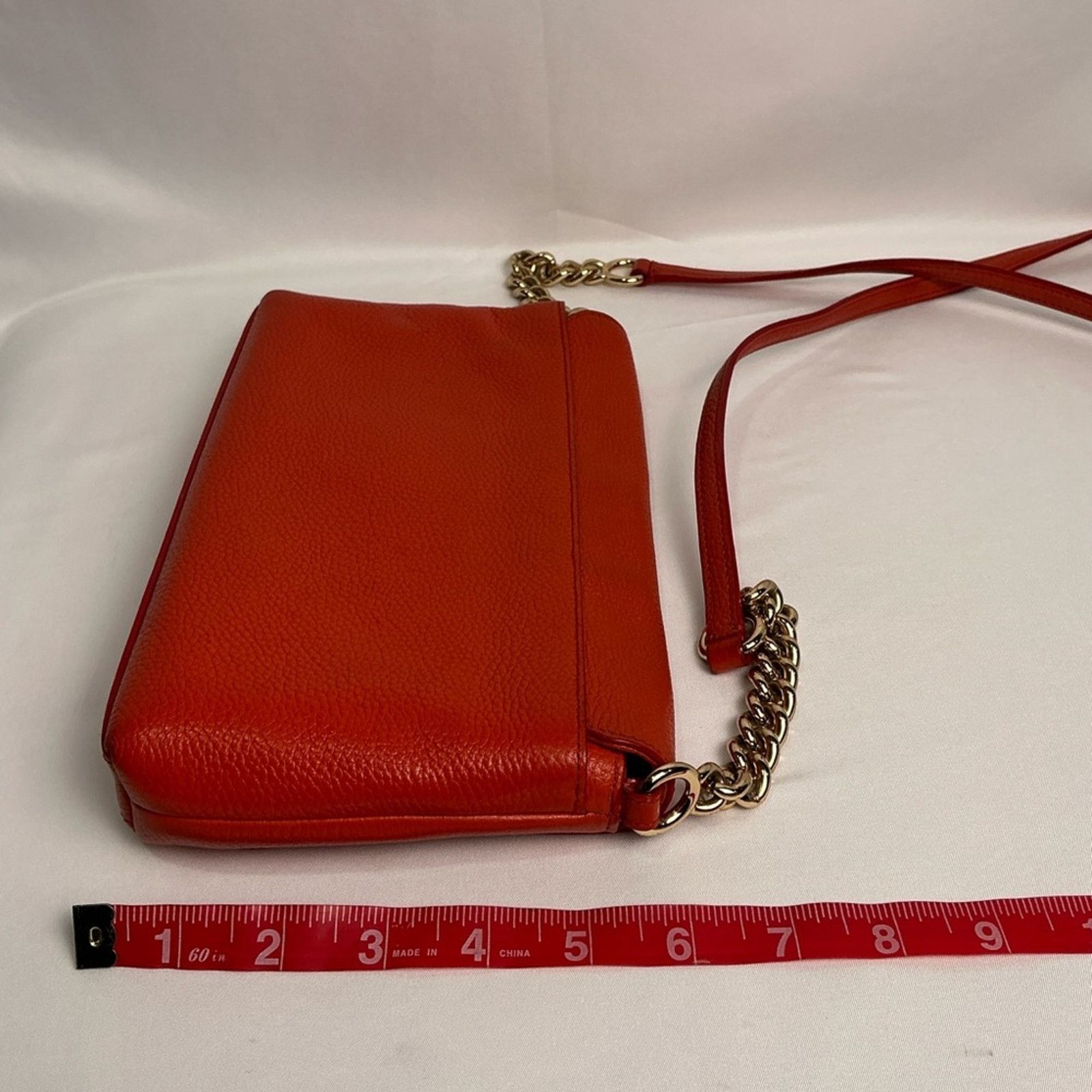 Coach COACH CROSSTOWN Crossbody Burnt Red Orange Pebbled Leather Size ONE SIZE - 14 Thumbnail