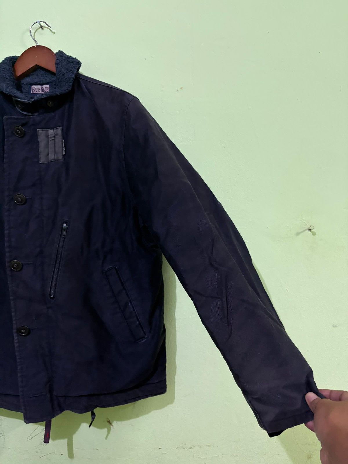 Blue Blue Japan × HOLLYWOOD RANCH MARKET VTG 90's Blue Blue Japan N1 Deck Jacket Military Fashion Size US L / EU 52-54 / 3 - 3 Thumbnail