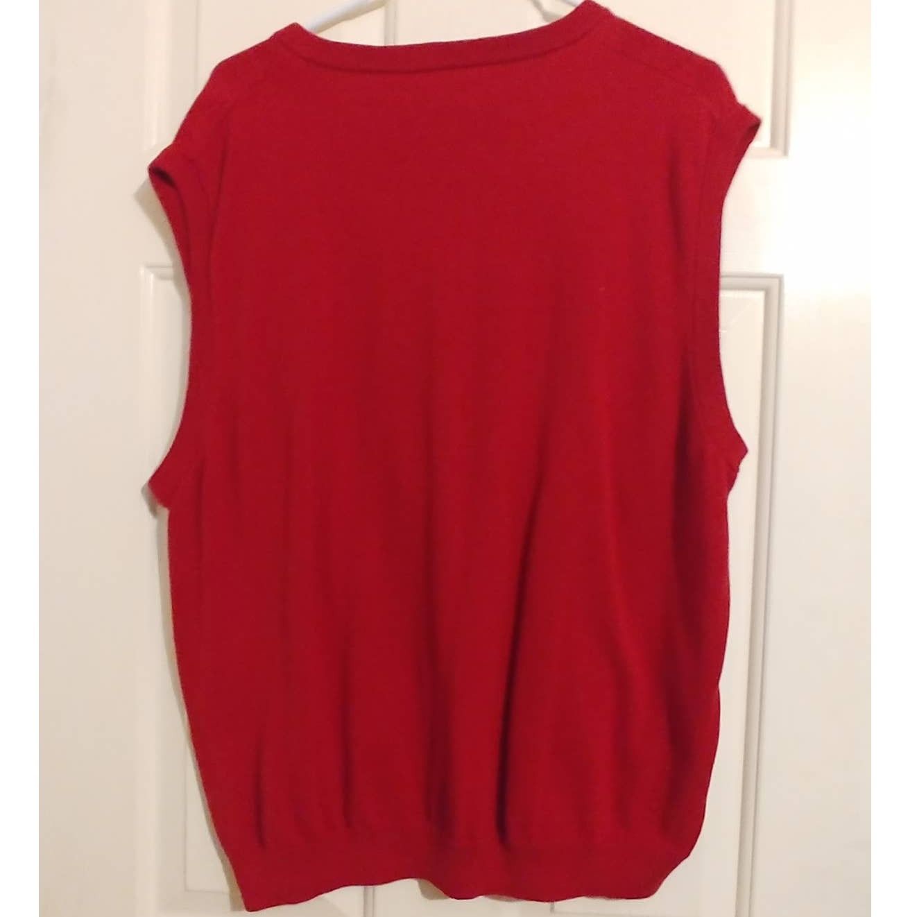 Saddlebred Vintage Saddlebred Sweater Vest V-Neck Diamond Shape Red XL Size US XL / EU 56 / 4 - 4 Thumbnail