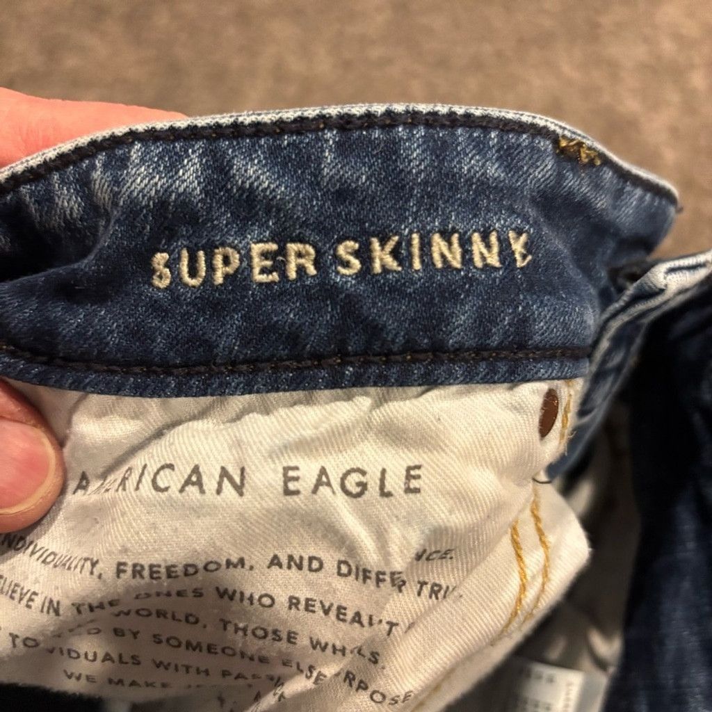 American Eagle Outfitters Men’s American Eagle Skinny Jeans Size US 29 - 10 Thumbnail