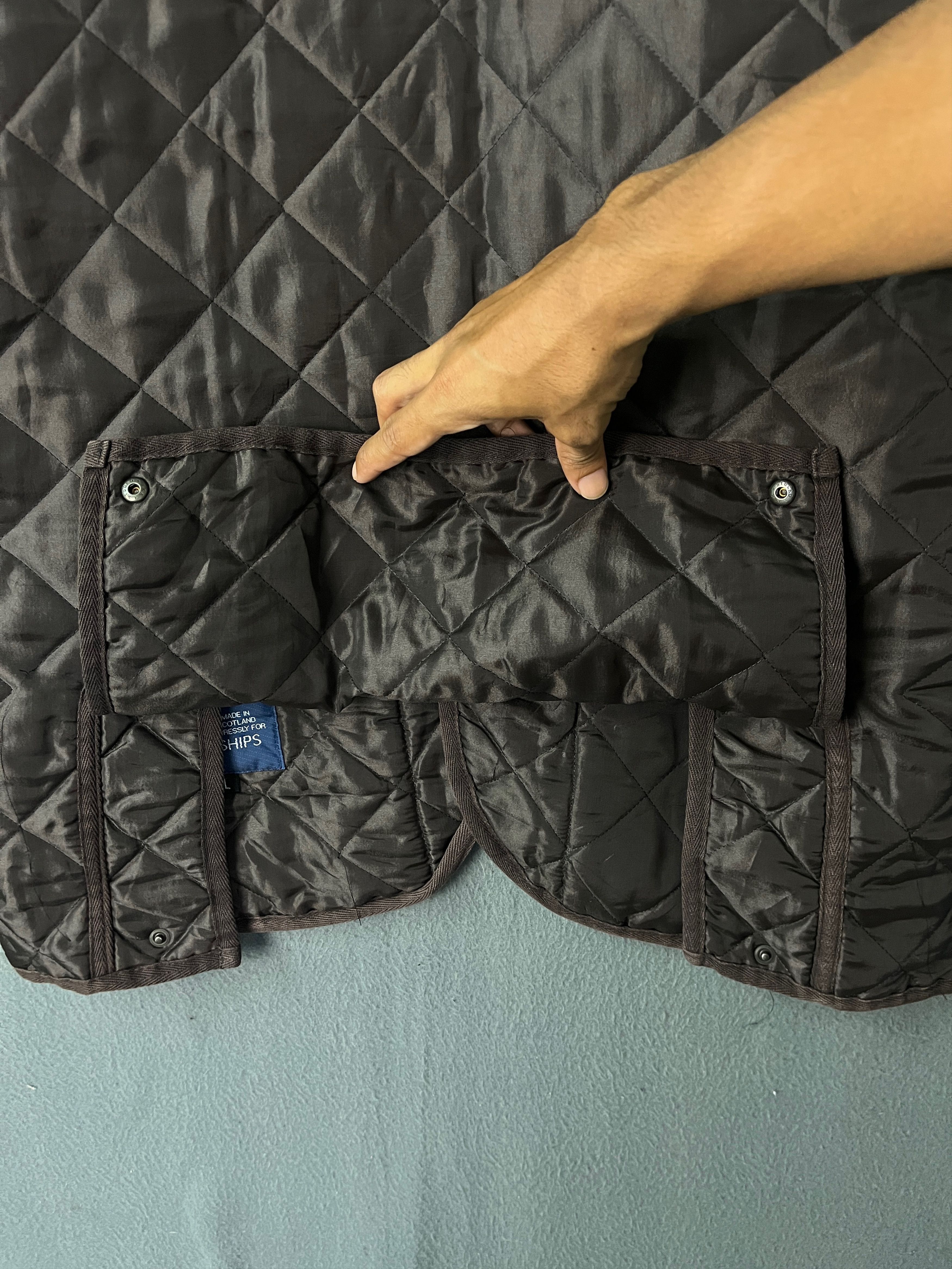 Mackintosh Mackintosh Quilted Jacket Made in Scotland For Ships Size US L / EU 52-54 / 3 - 7 Thumbnail