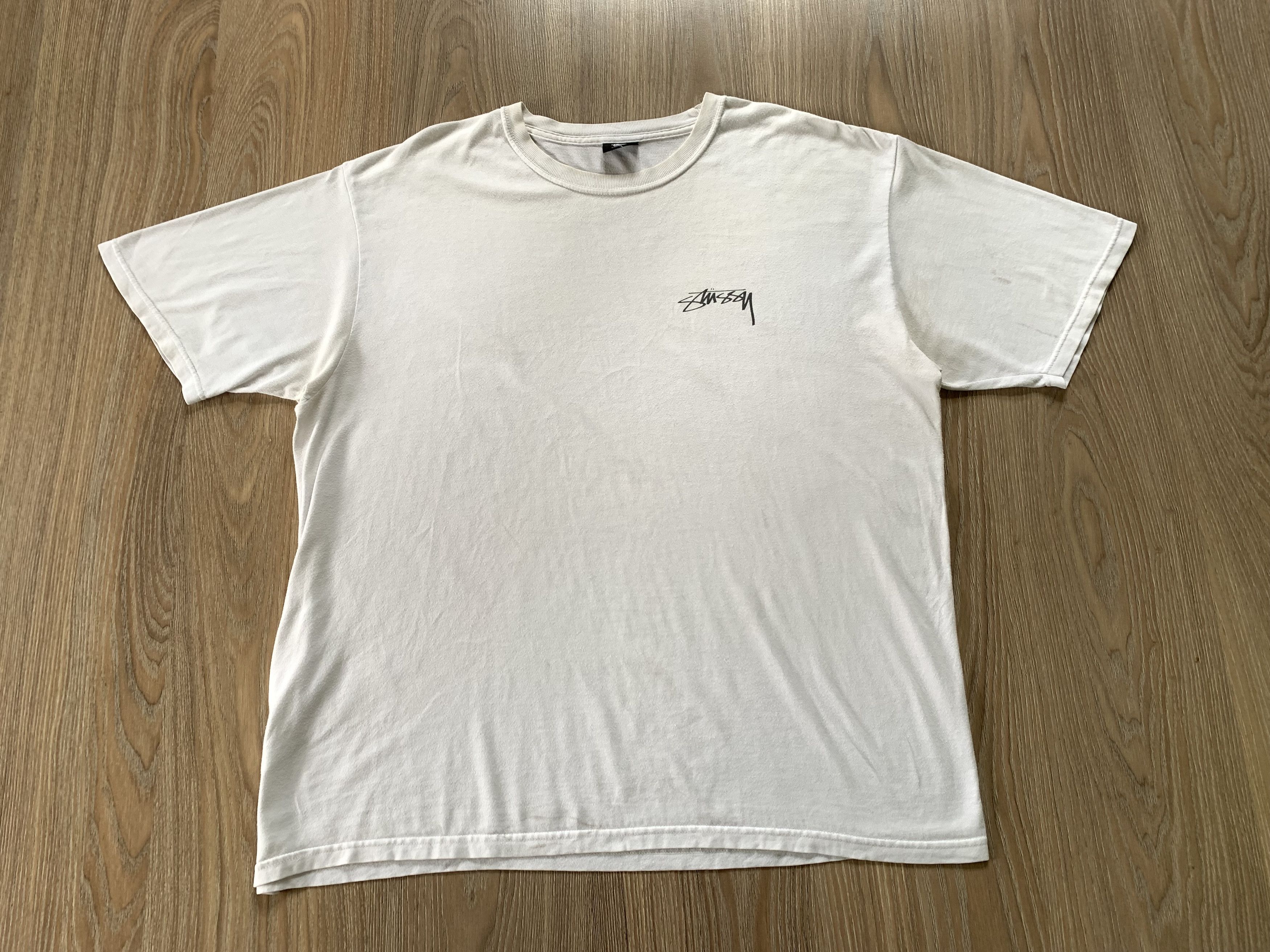 Stussy × Vintage Vintage Stussy Cotton T-Shirt Size US XL / EU 56 / 4 - 2 Thumbnail