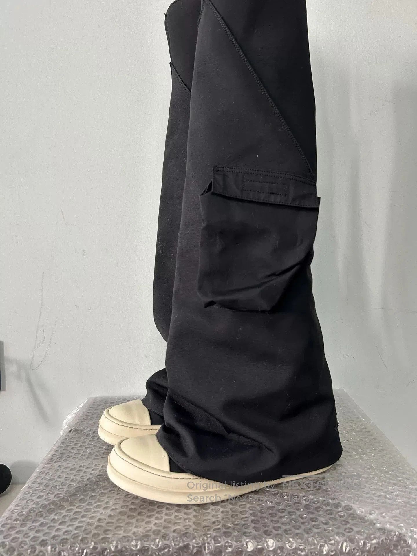 Rick Owens Rick Owens Black Pocket Knee-high Boots. Size US 5 / EU 37 - 1 Thumbnail