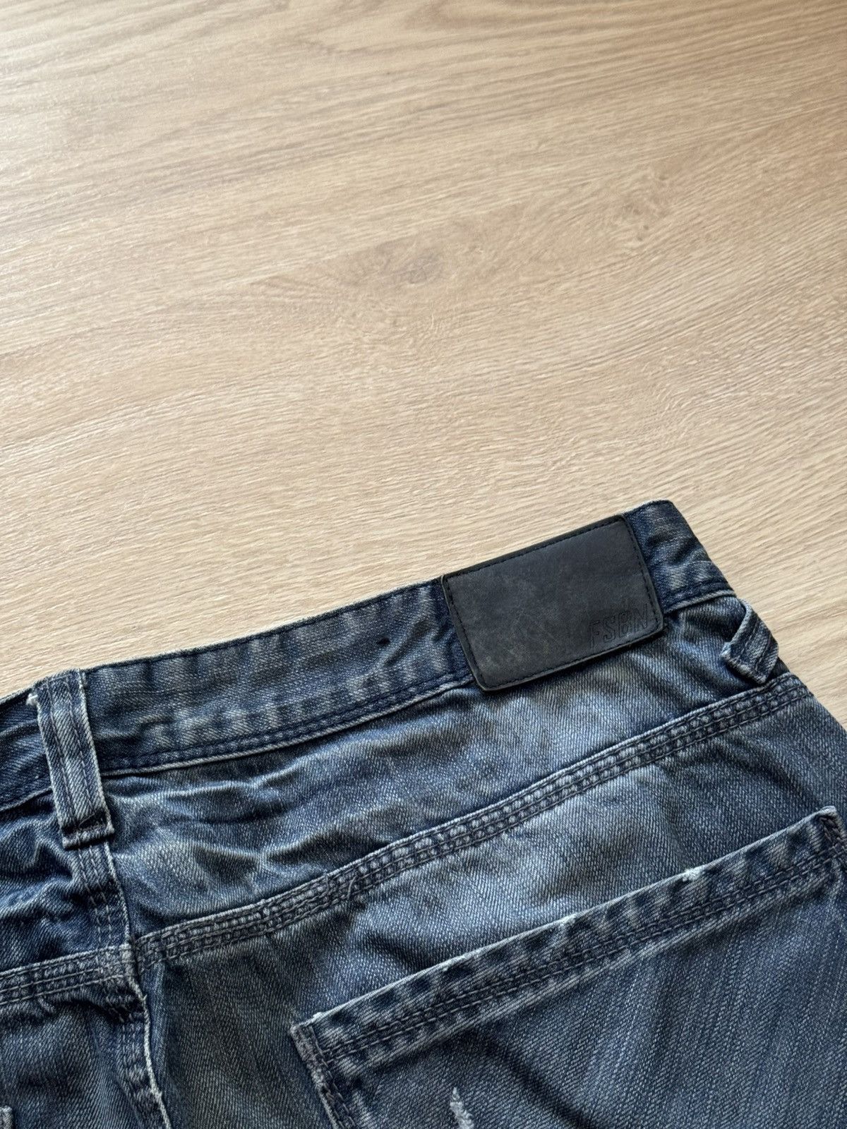 Vintage Vintage 00’s Fishbone y2k Blue Denim Distressed Baggy Pants Size US 36 / EU 52 - 8 Thumbnail