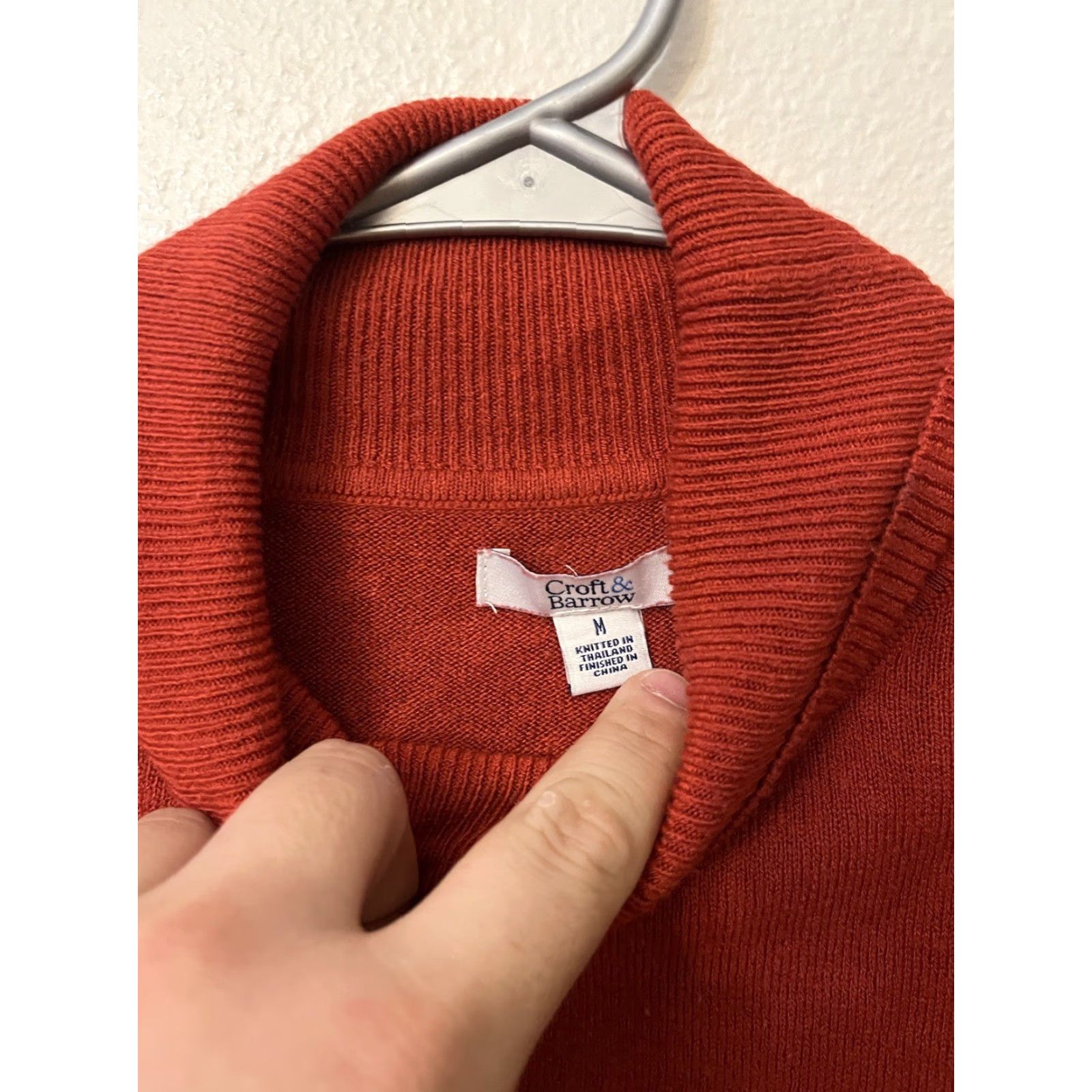 Croft & Barrow Croft & Barrow Womens Turtleneck Sweater Long Sleeve Knit Size M Acrylic Size M / US 6-8 / IT 42-44 - 2 Thumbnail