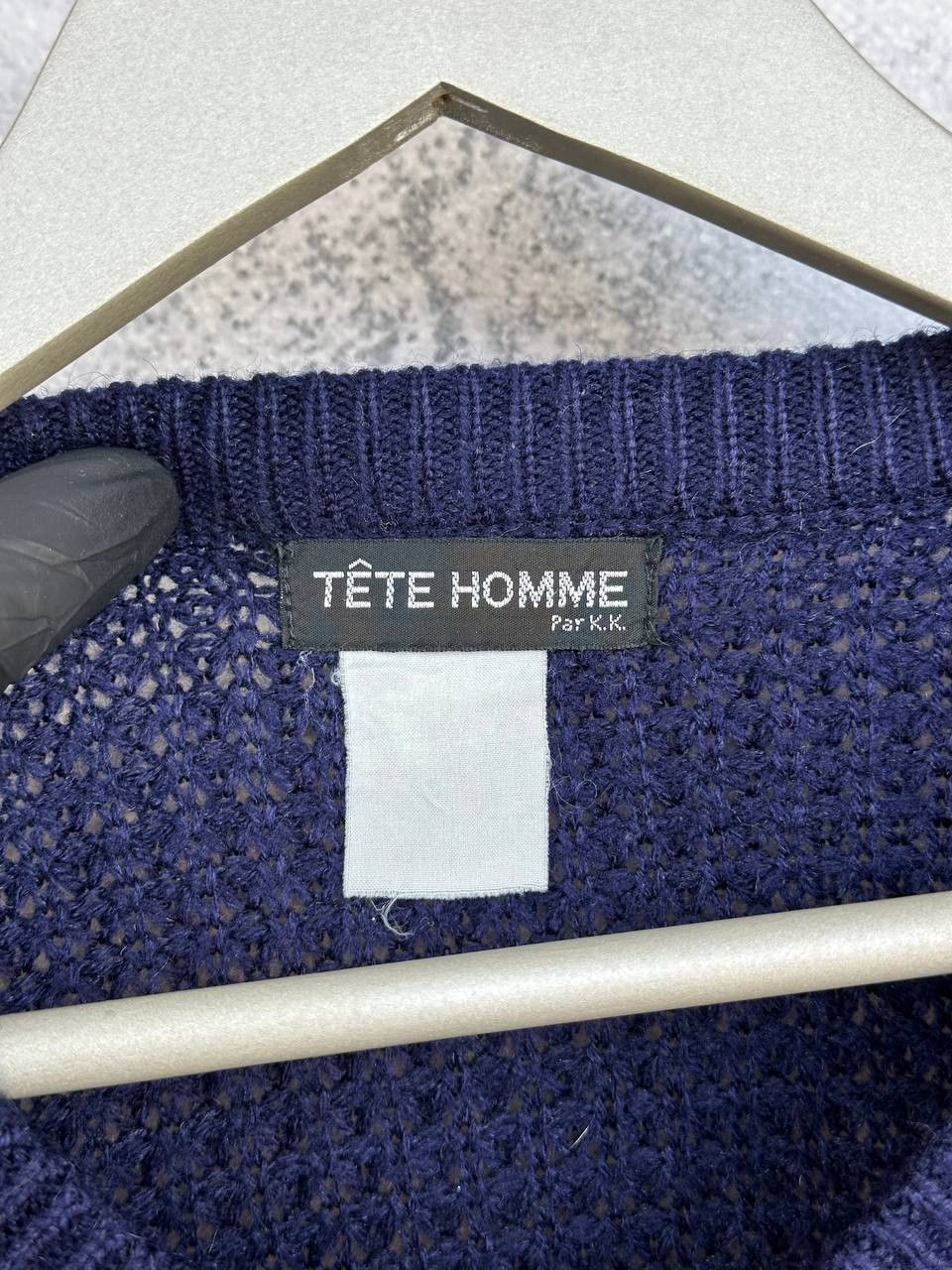 Tete Homme Tete Homme by Issey Miyake Archive Textured Knit Sweater Size US M / EU 48-50 / 2 - 10 Thumbnail