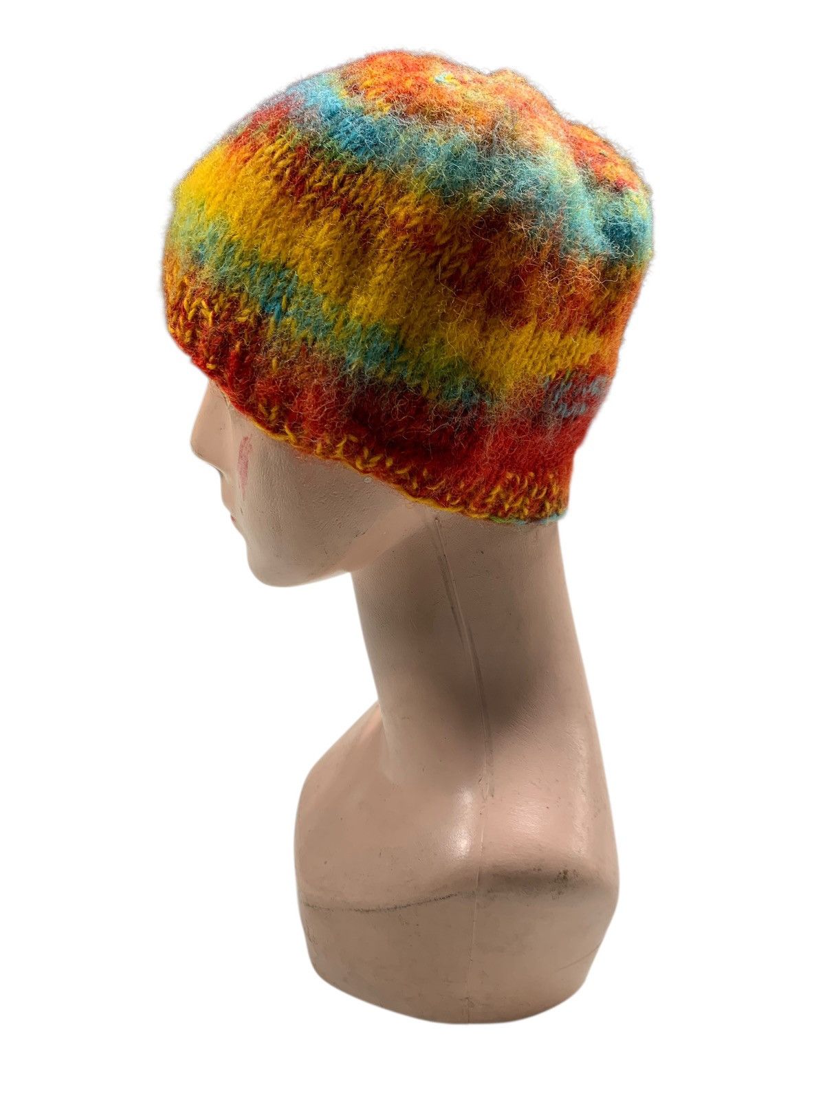 Japanese Brand × Kapital × Vintage Crochet knitted Hairy Beanie Hats rare Size ONE SIZE - 2 Thumbnail
