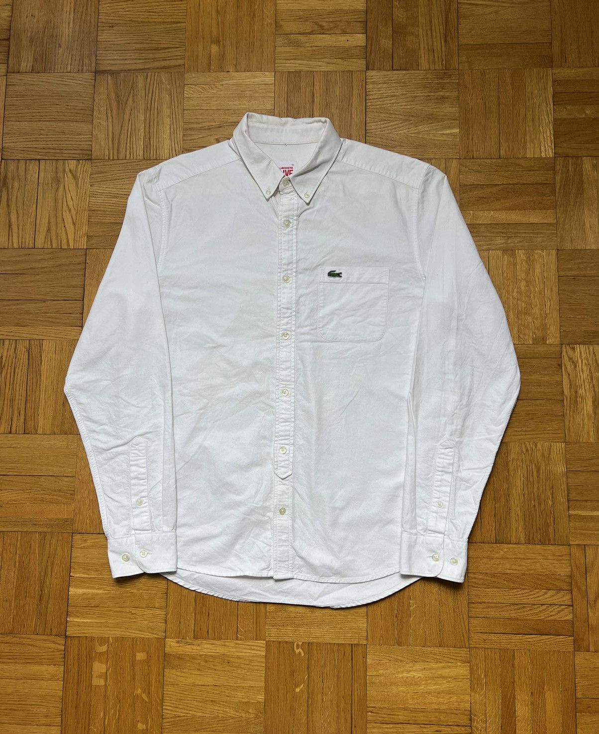 Lacoste Shirt Lacoste L!VE white new collection Size US L / EU 52-54 / 3 - 1 Thumbnail