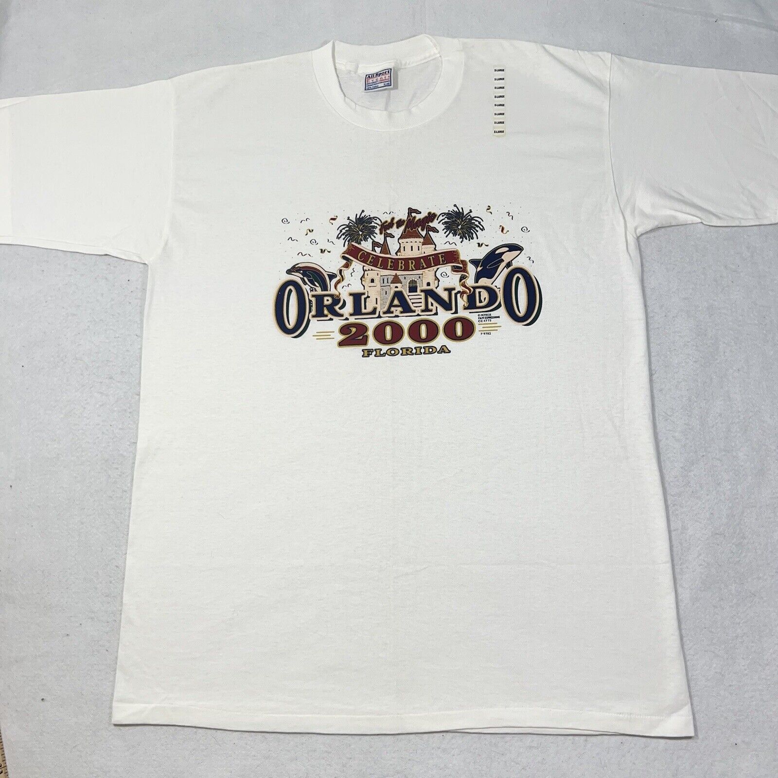 All Sport Vintage All Sport Orlando Florida 2000 Y2K Graphic Tee Size US XL / EU 56 / 4 - 1 Thumbnail